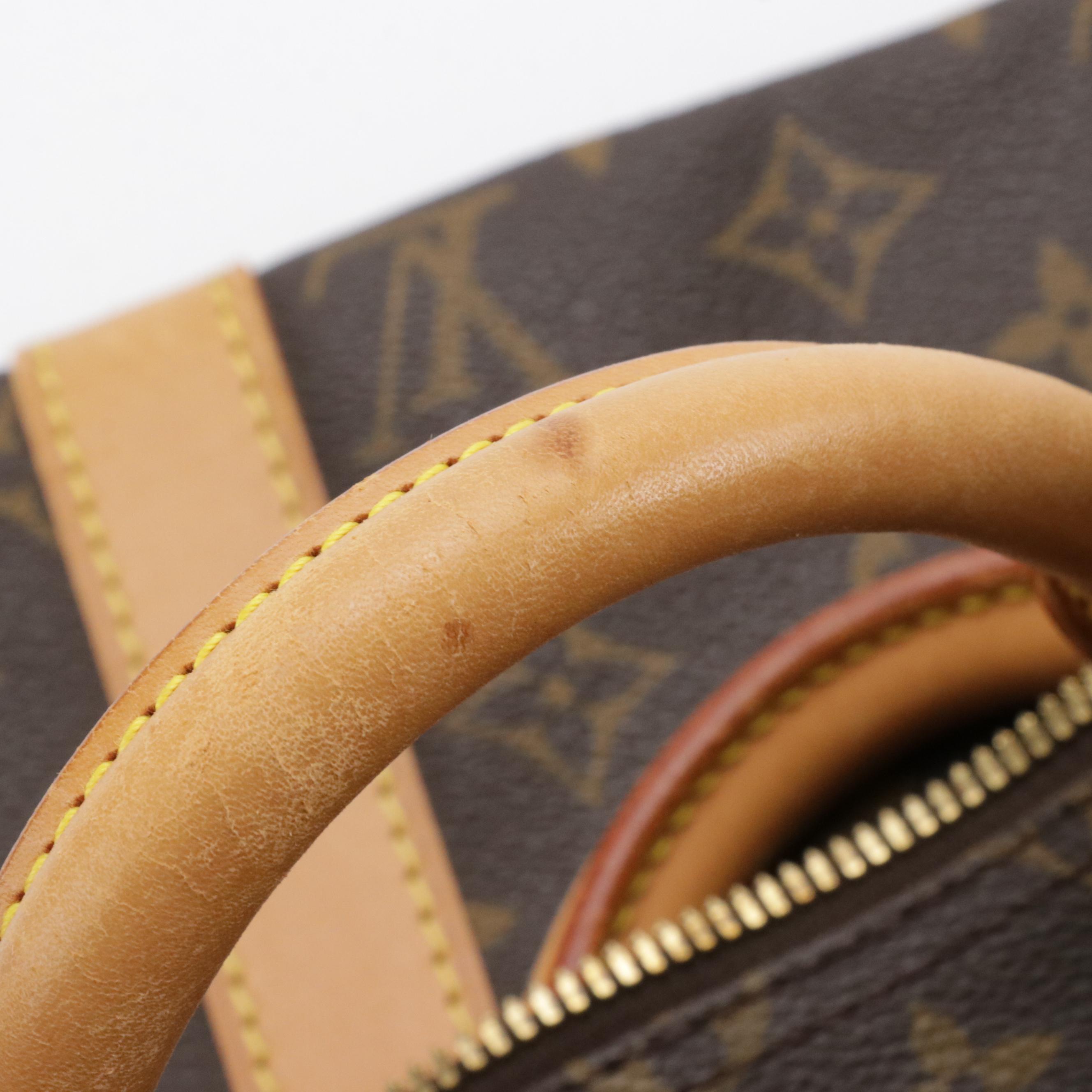 Louis Vuitton Keepall Bandoulière 50 in Monogram Canvas and Vachetta Leather