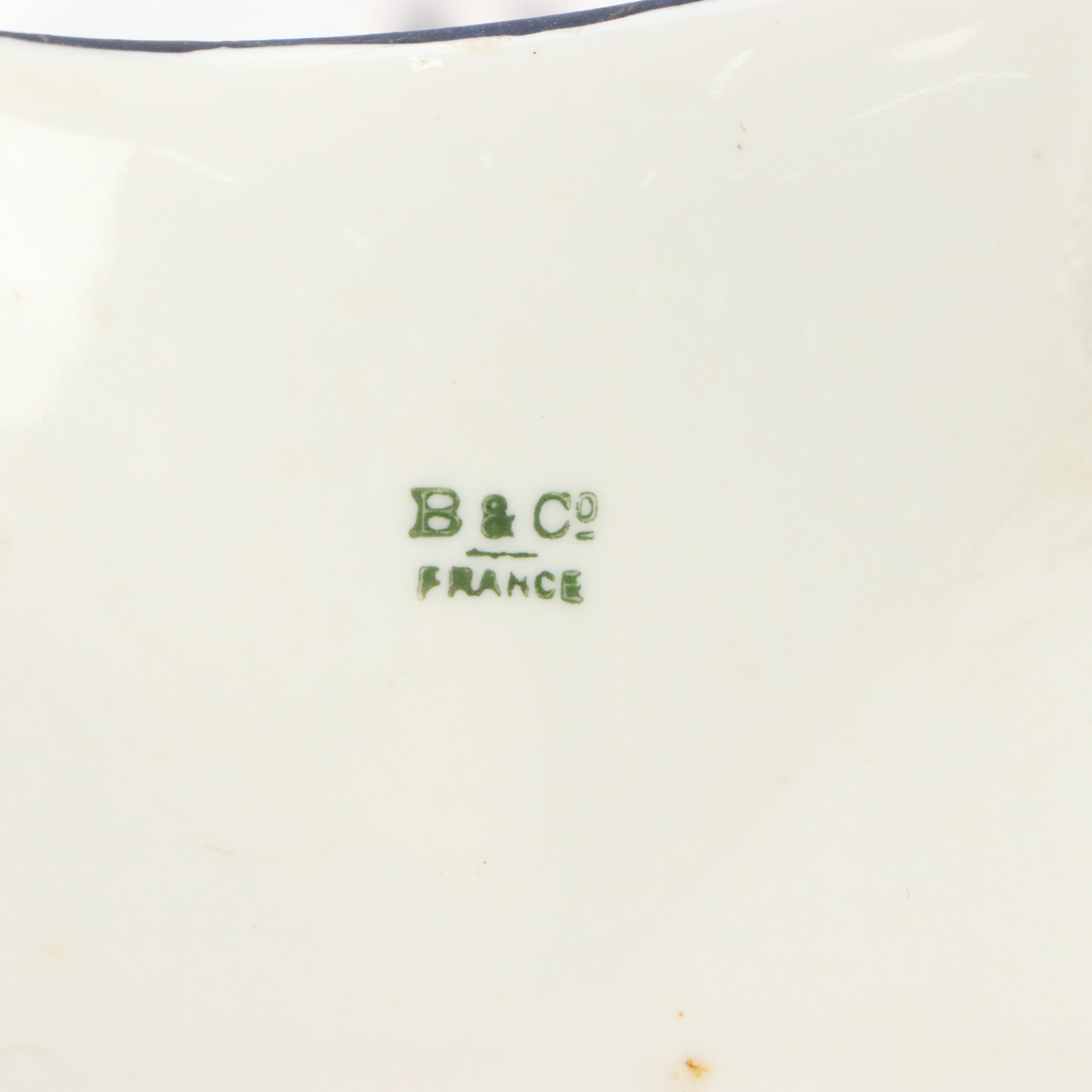 Bernardaud & Co Art Nouveau Limoges Porcelain Vase, Early 20th C.