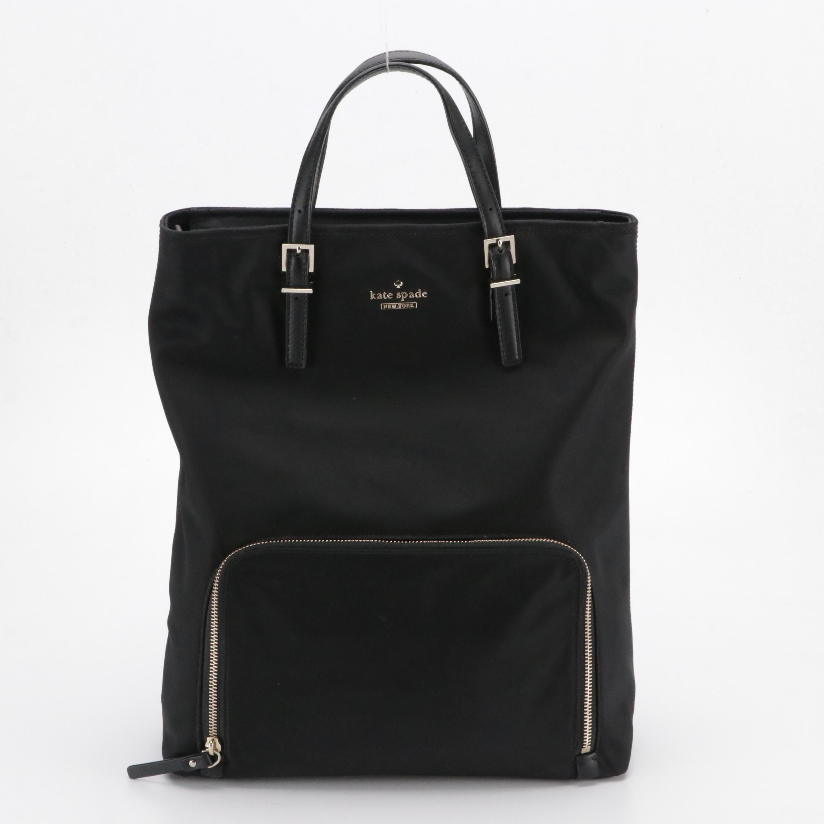 Kate Spade Nylon Convertible Backpack Laptop Bag and Crossbody Messenger Bags