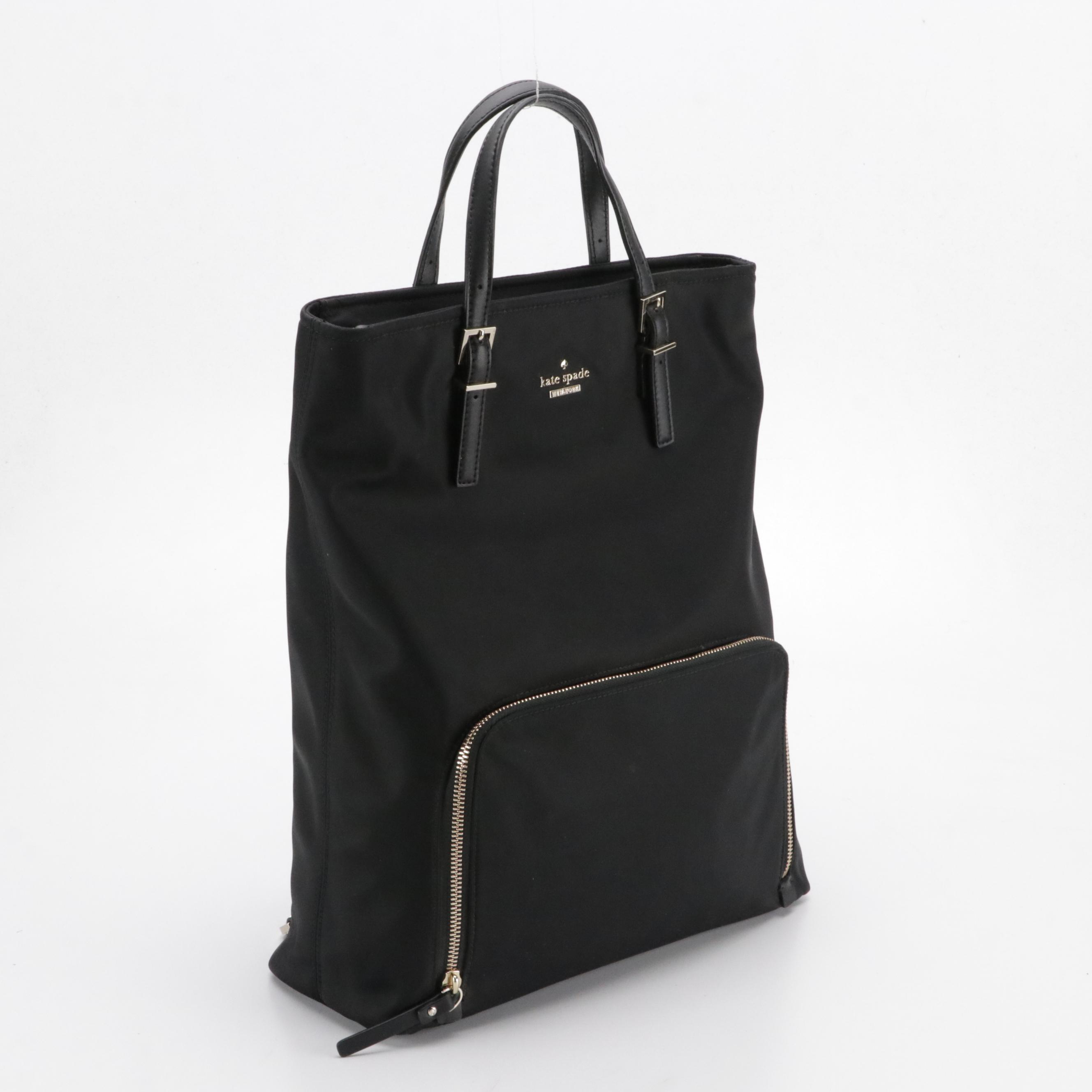 Kate Spade Nylon Convertible Backpack Laptop Bag and Crossbody Messenger Bags