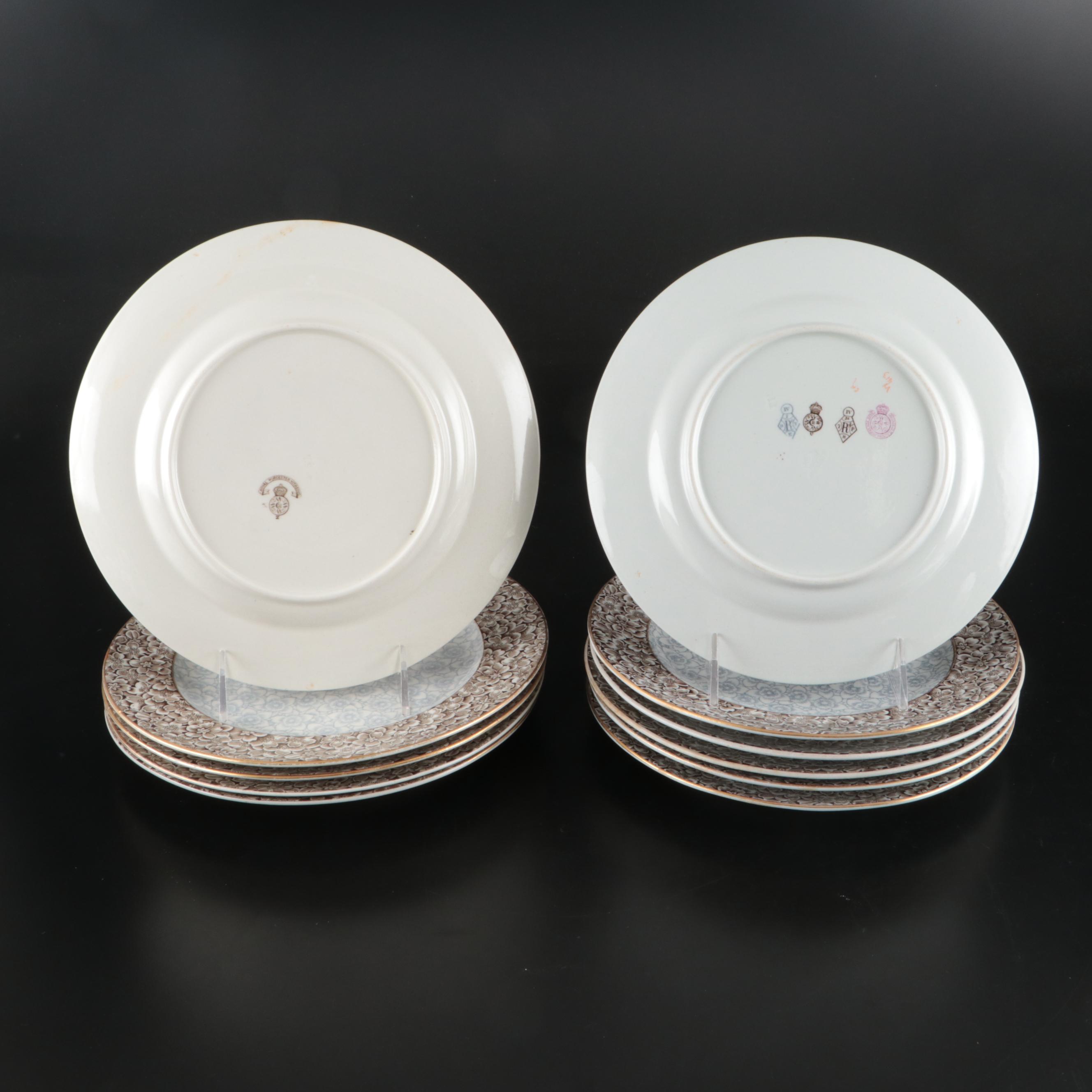 Royal Worcester Floral Ceramic Dinnerware with Other Gravy Boat