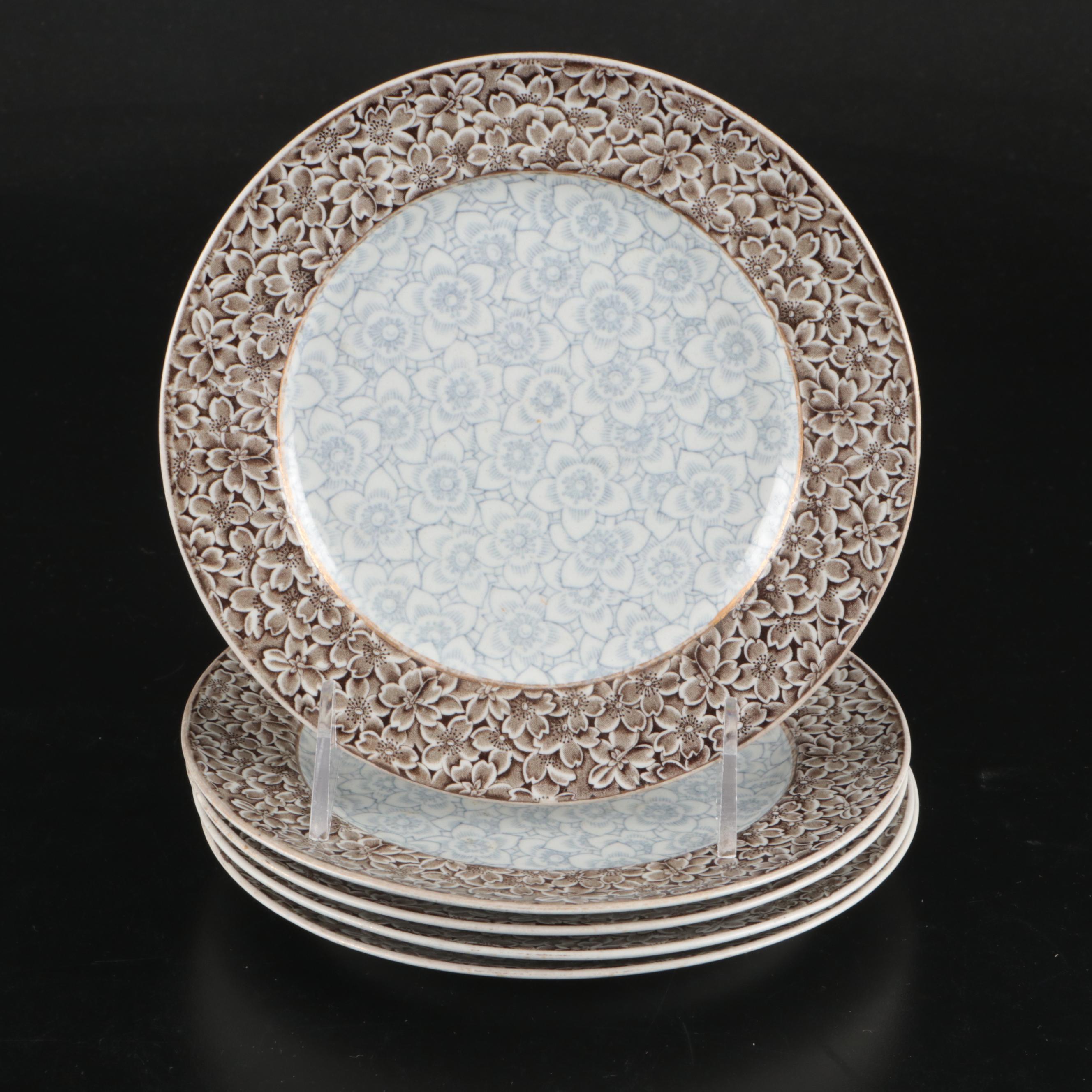 Royal Worcester Floral Ceramic Dinnerware with Other Gravy Boat