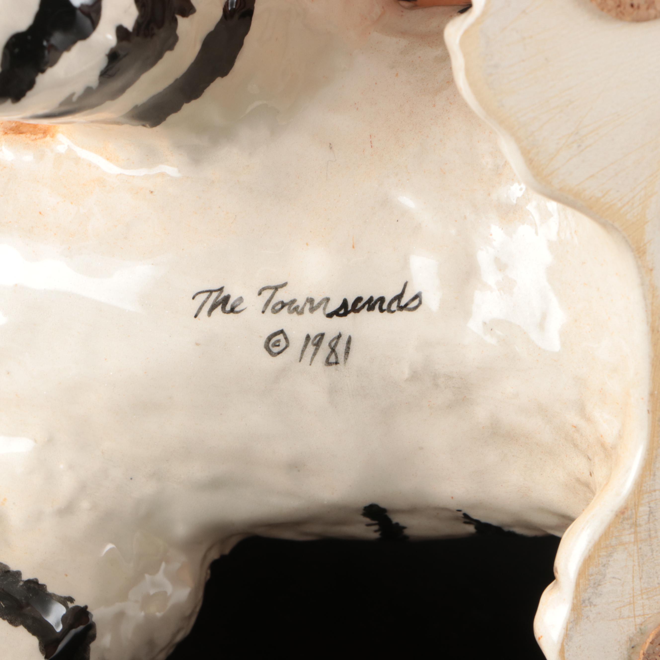 Cincinnati Bengals Glass Tumblers with Ceramic Tiger and Mug