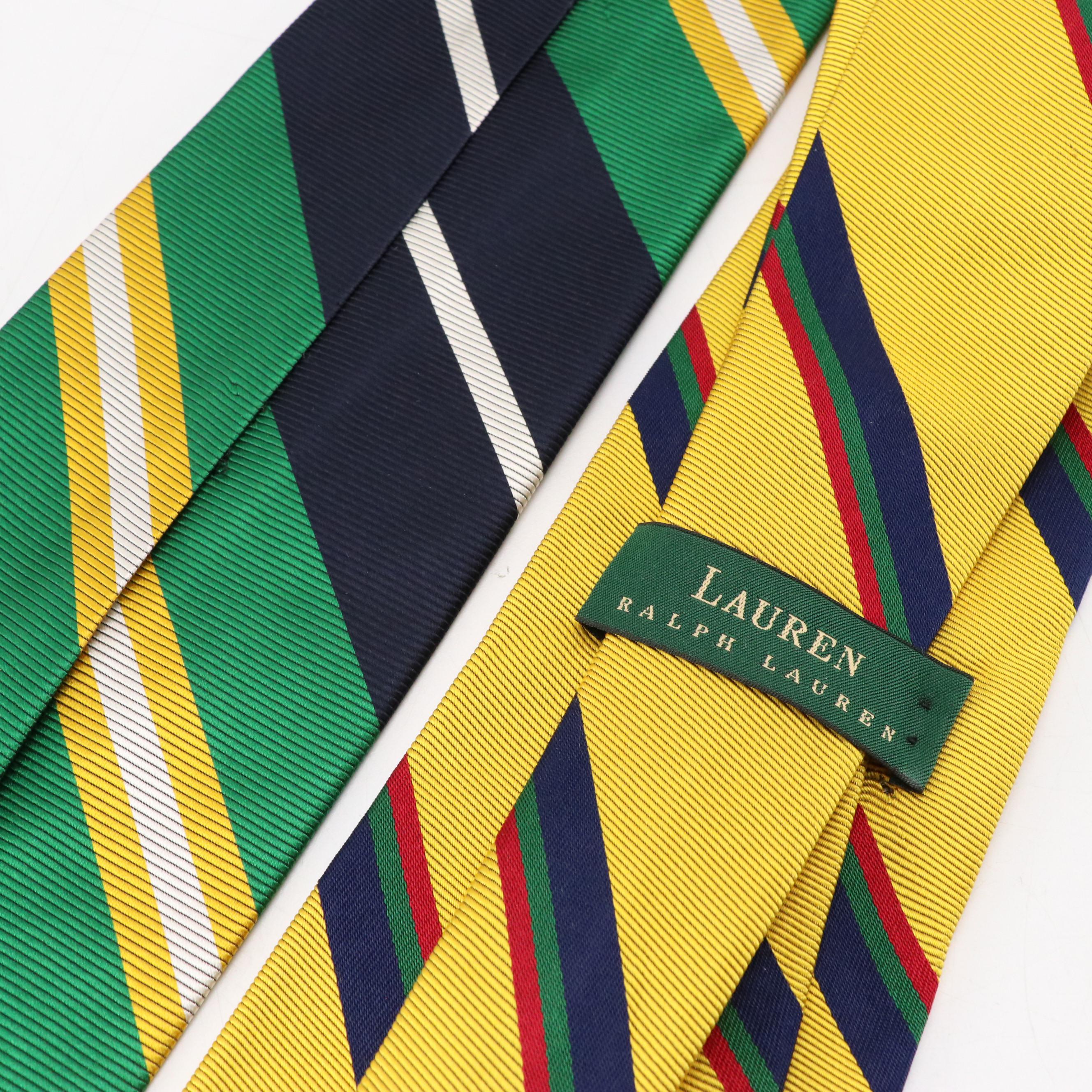 Lauren Ralph Lauren, Karl Lagerfeld, and More Patterned Silk Neckties