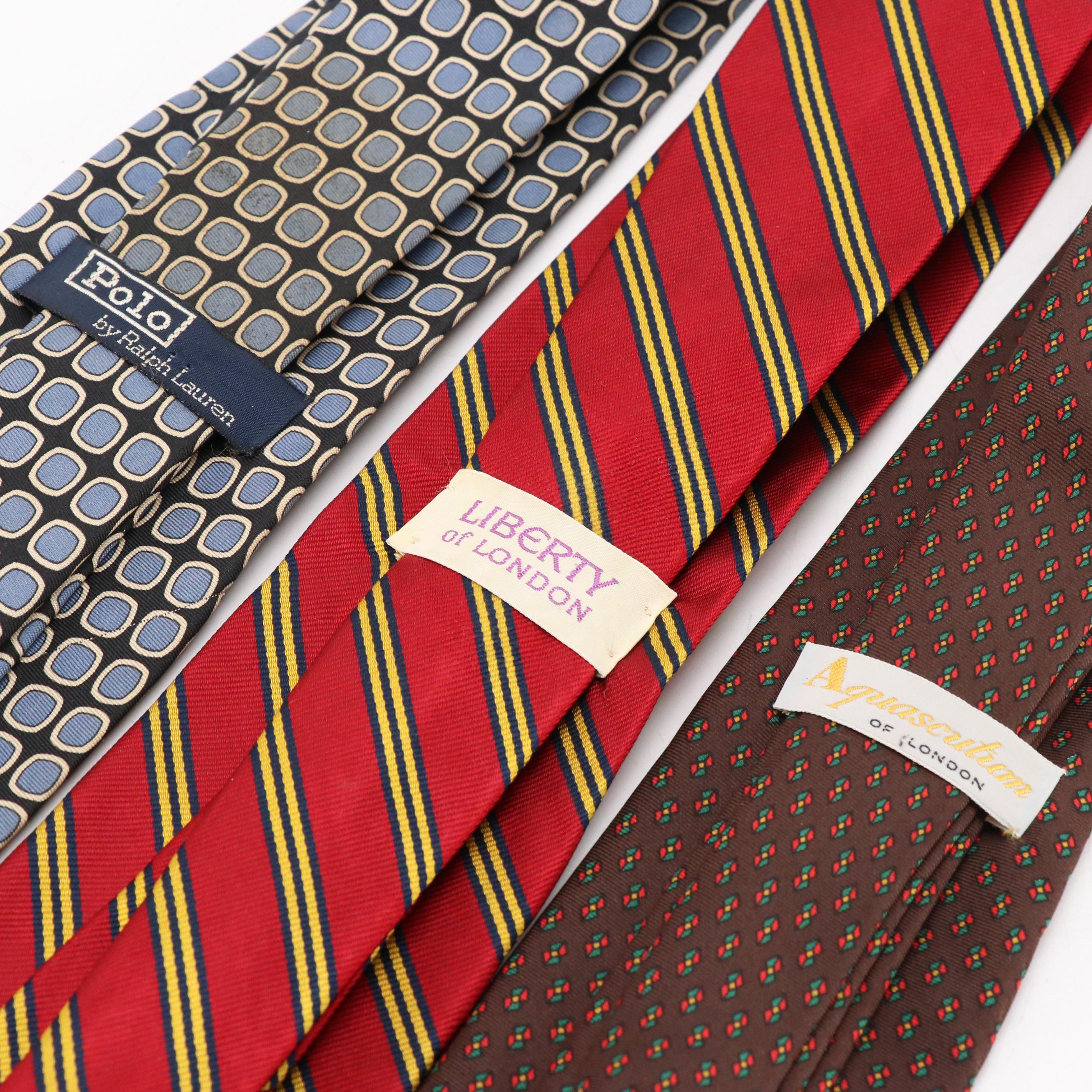 Lauren Ralph Lauren, Karl Lagerfeld, and More Patterned Silk Neckties