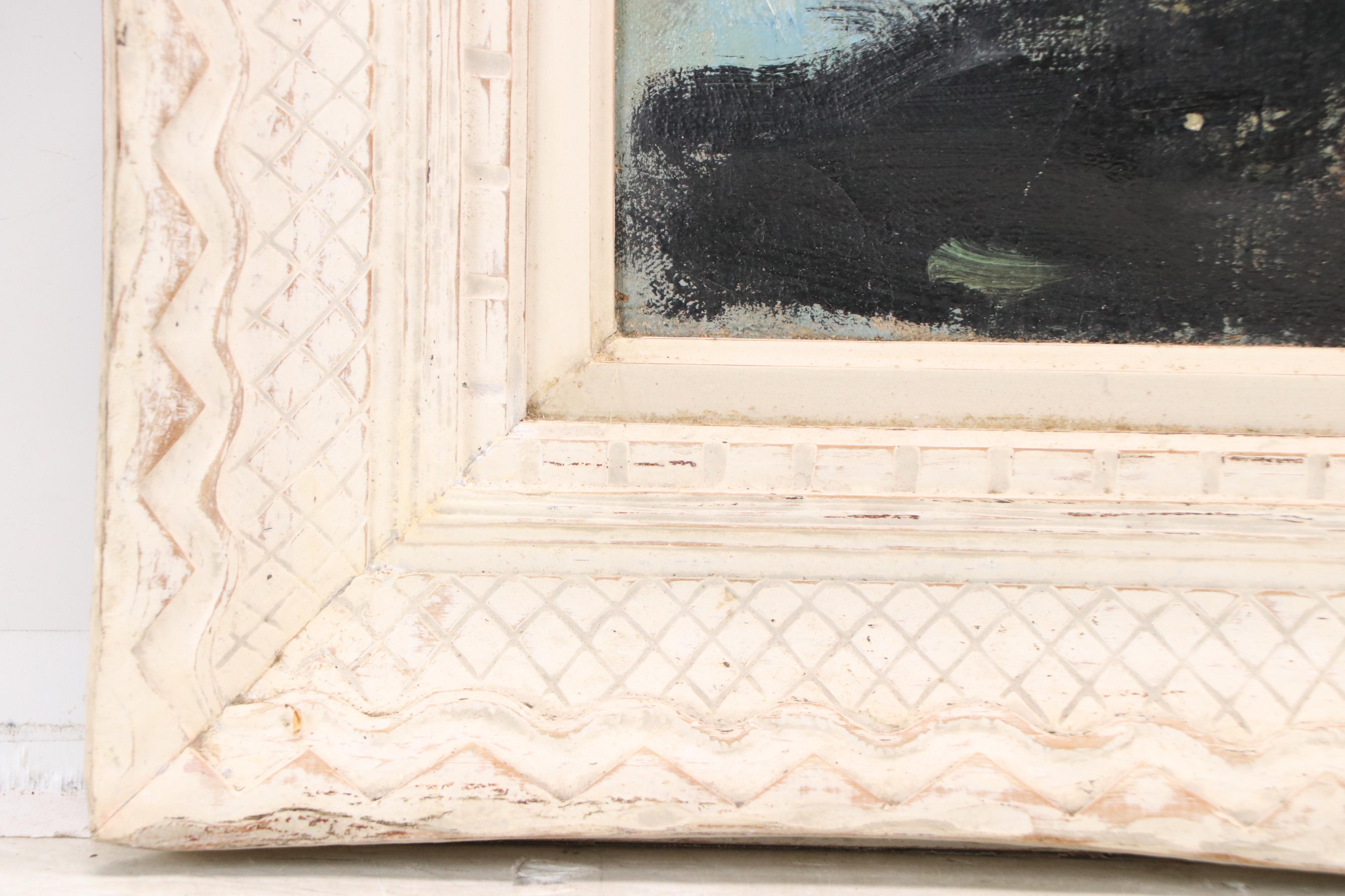 Robert Bouchet Floral Still Life Oil Painting, 1946