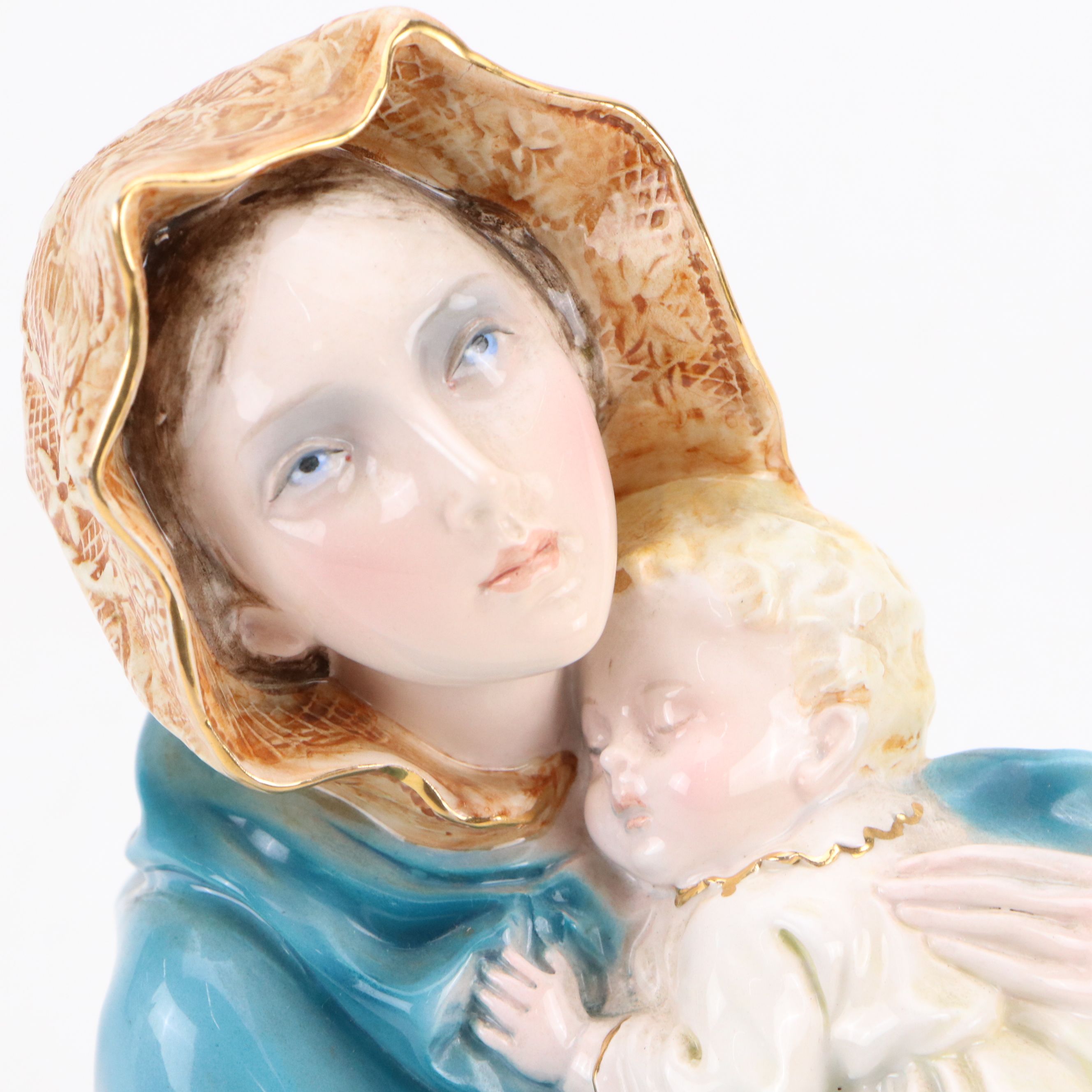 Fontanini Ceramic Madonna and Child Figurine