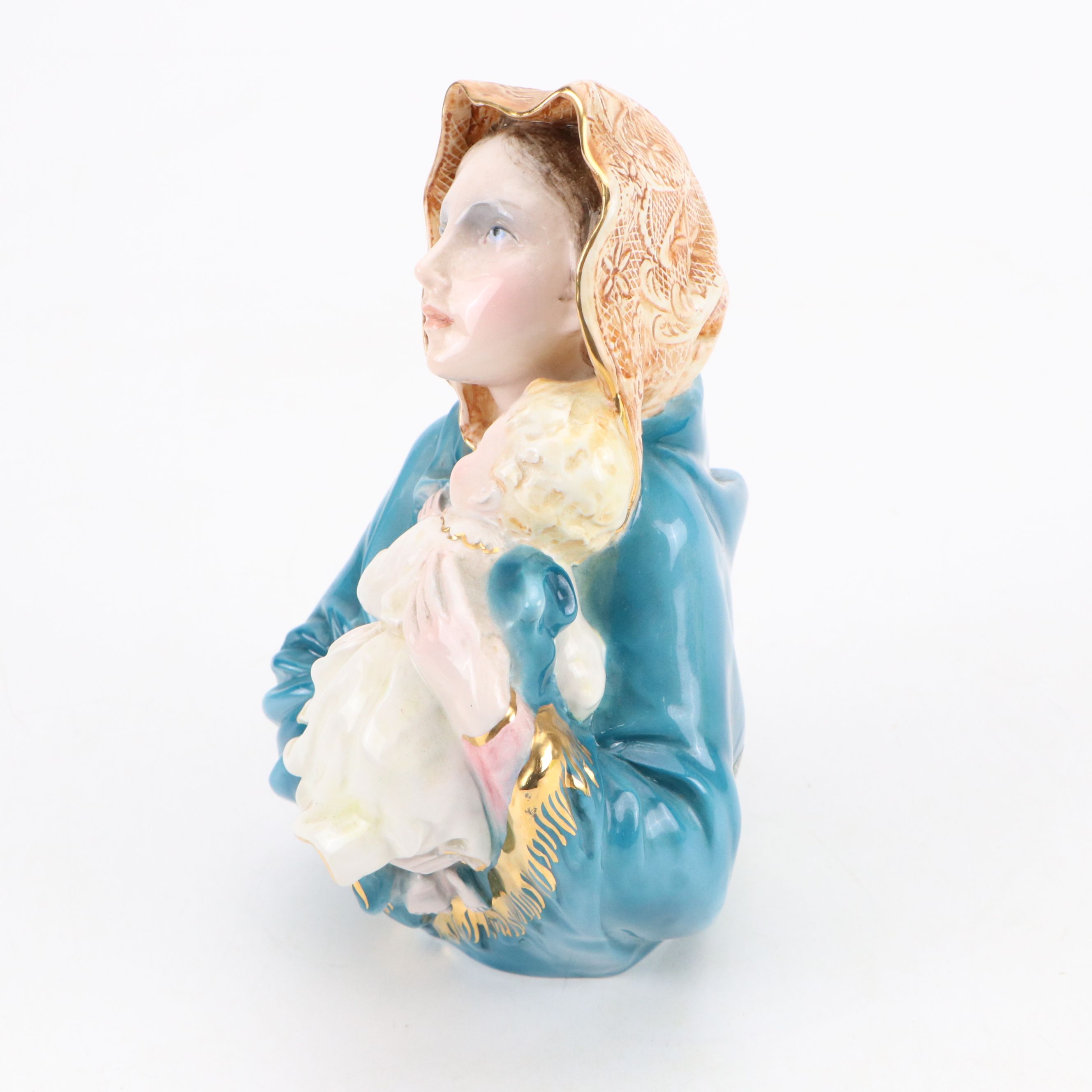 Fontanini Ceramic Madonna and Child Figurine