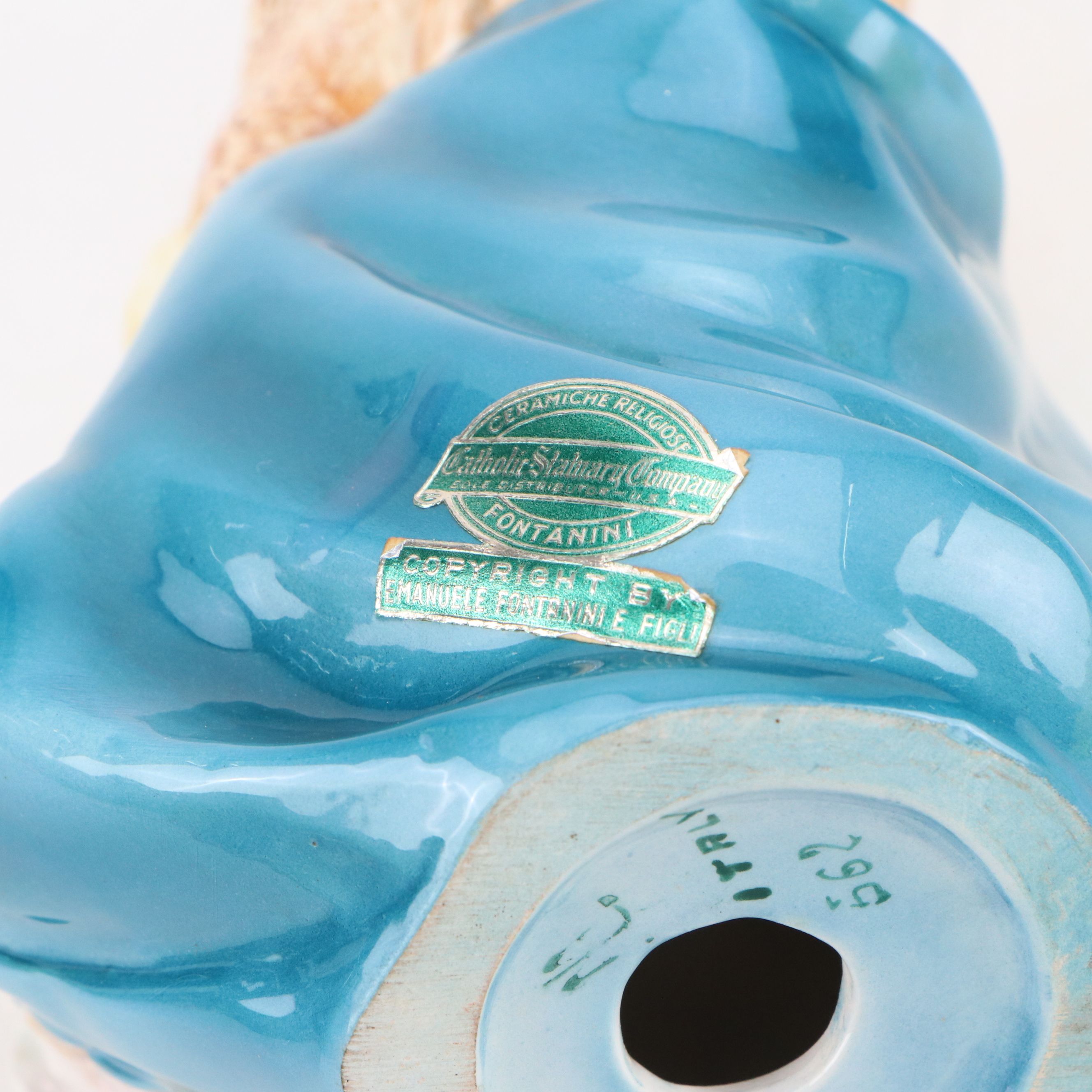 Fontanini Ceramic Madonna and Child Figurine