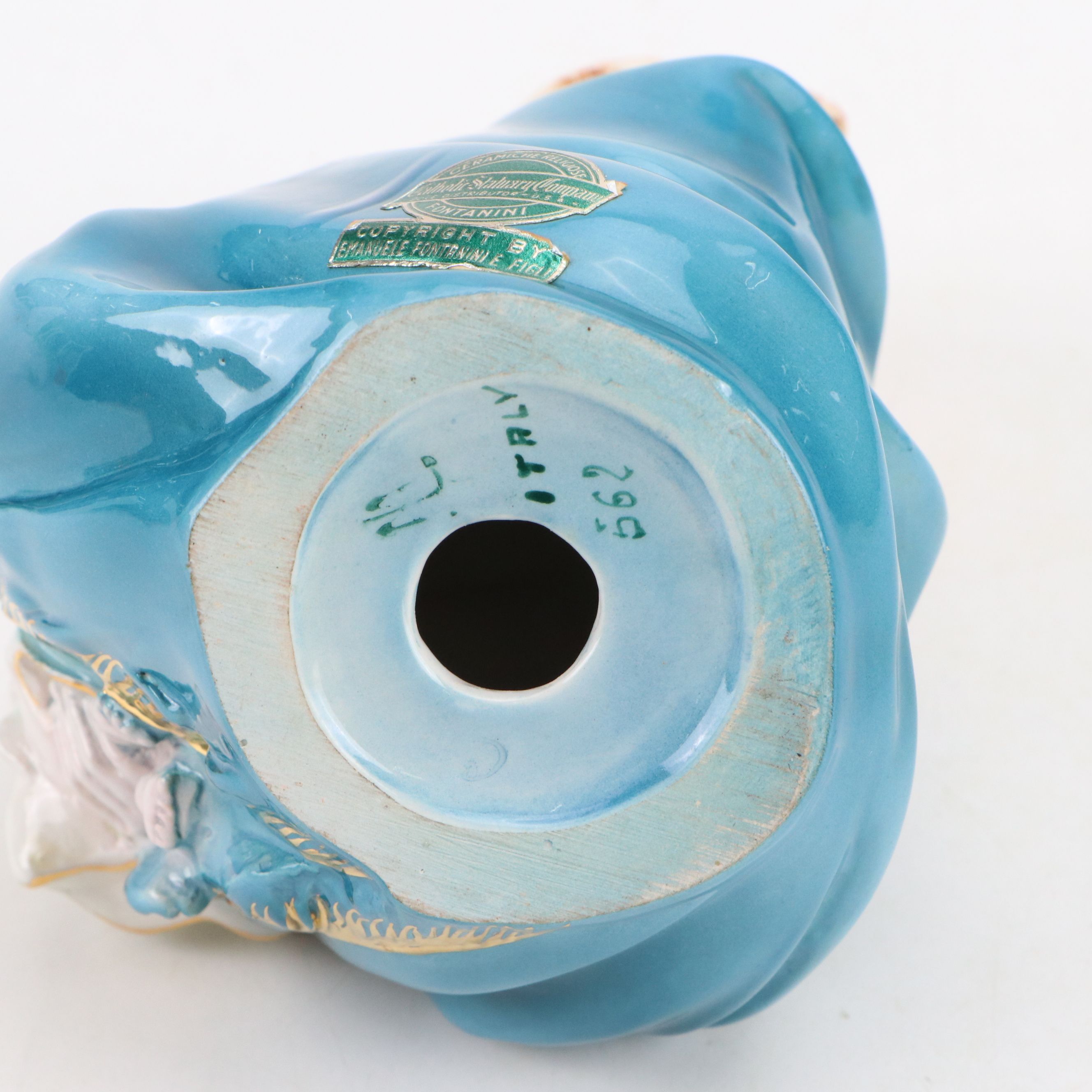 Fontanini Ceramic Madonna and Child Figurine