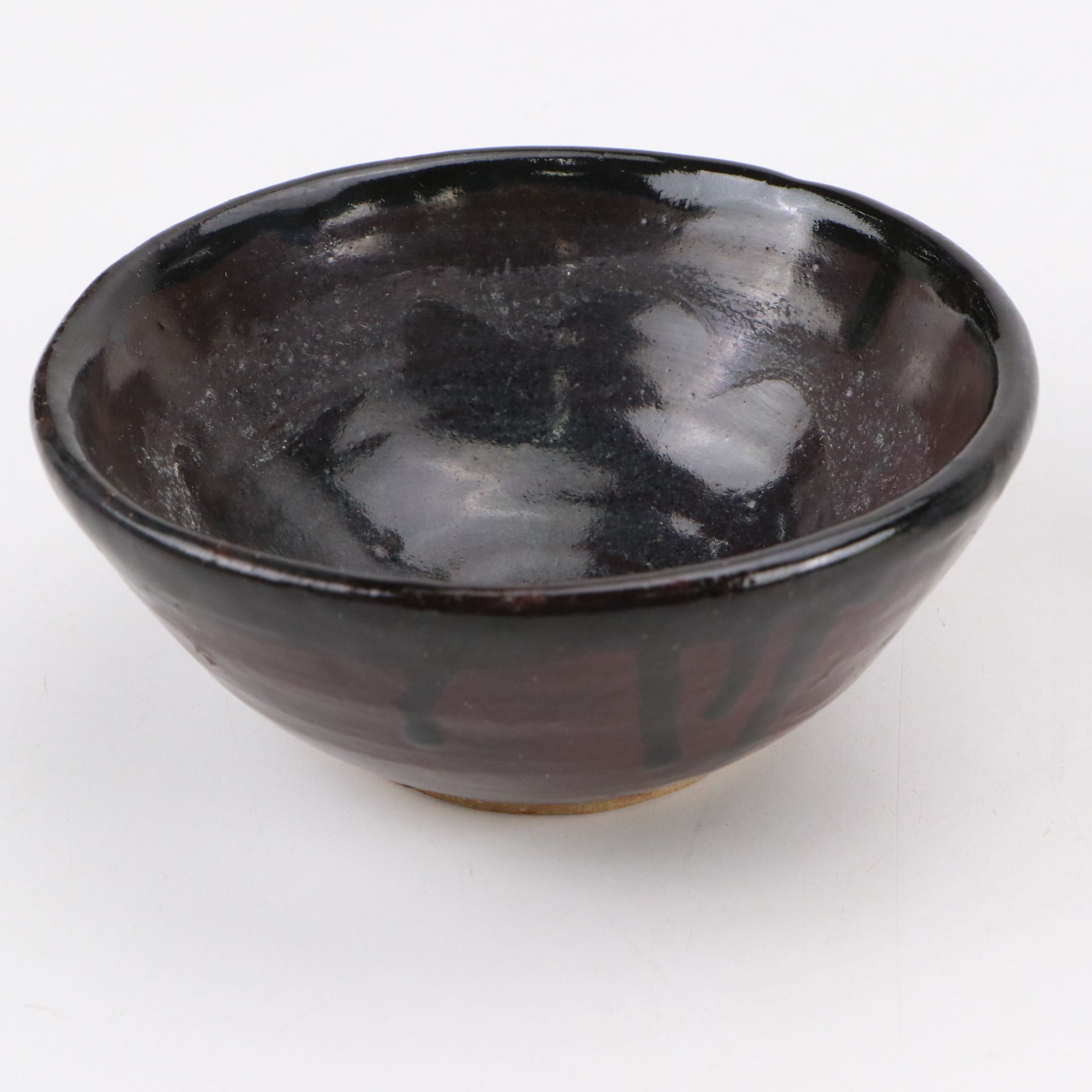 Hadley Pottery Blue and White Creamer and Sugar Vessels with Handmade Bowl