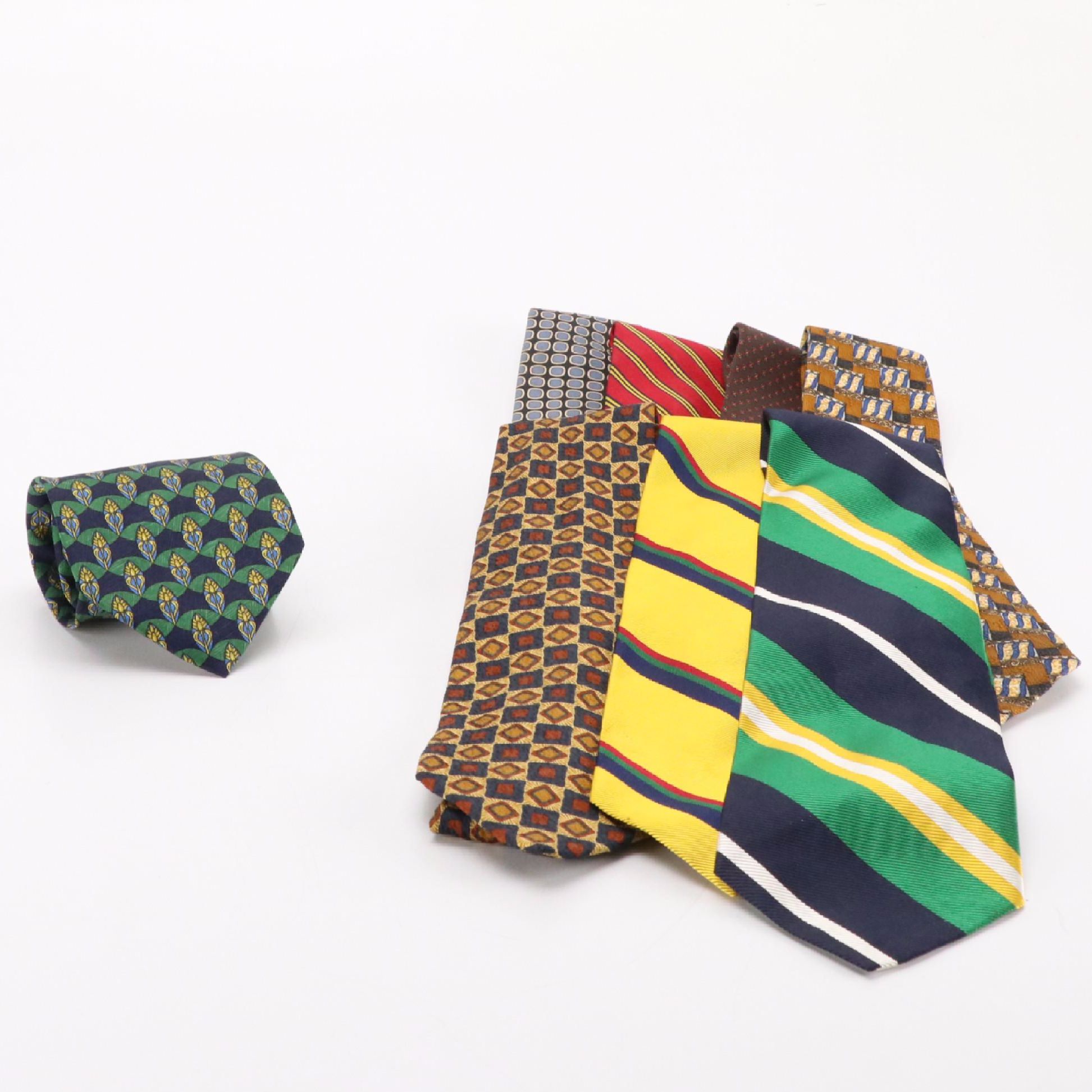 Lauren Ralph Lauren, Karl Lagerfeld, and More Patterned Silk Neckties