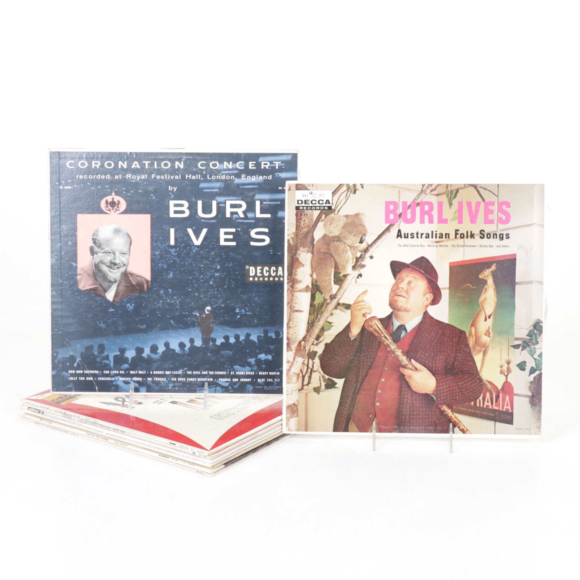 Burl Ives Collection & More Vinyl Record Albums