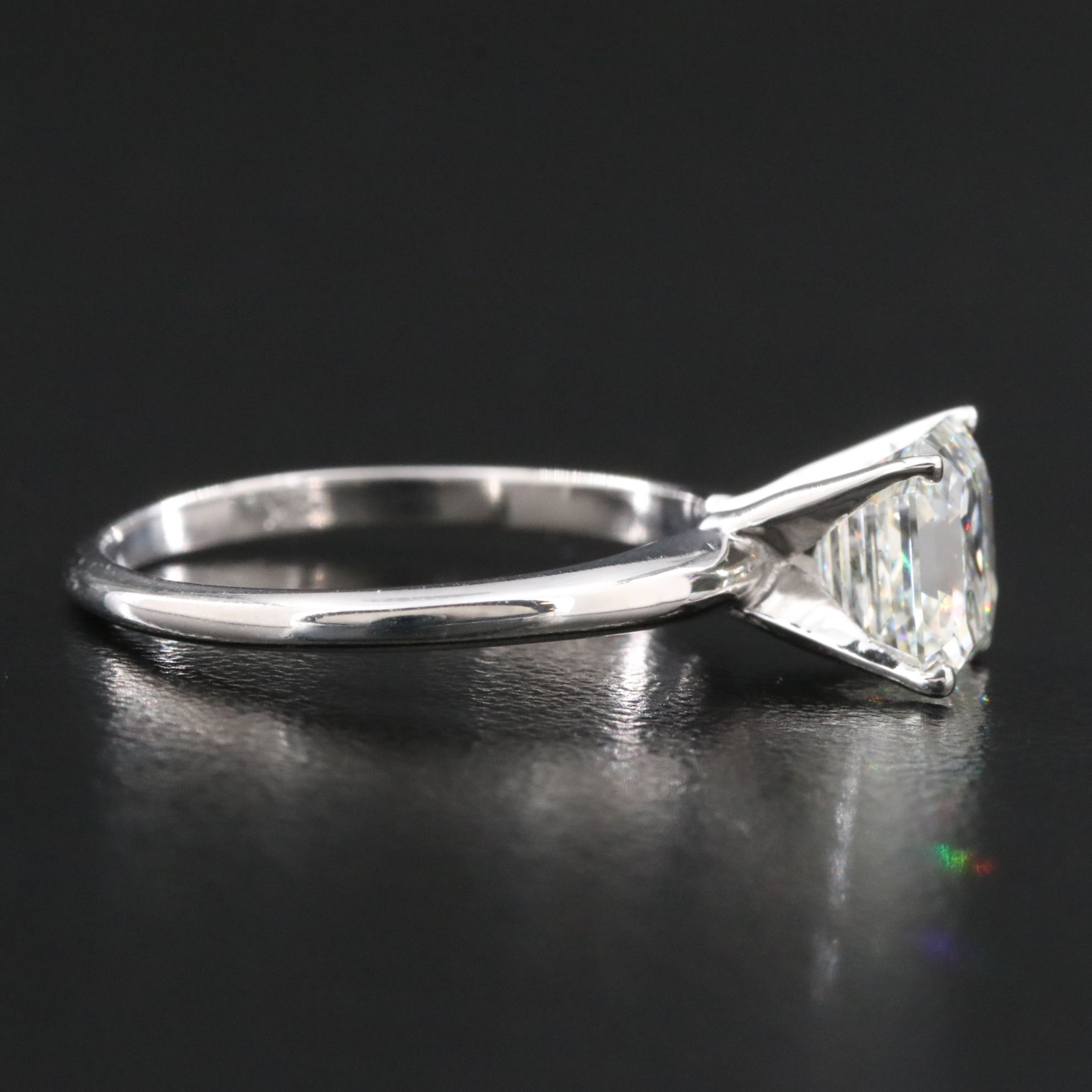 14K 2.01 CT Diamond Solitaire Ring with GIA eReport