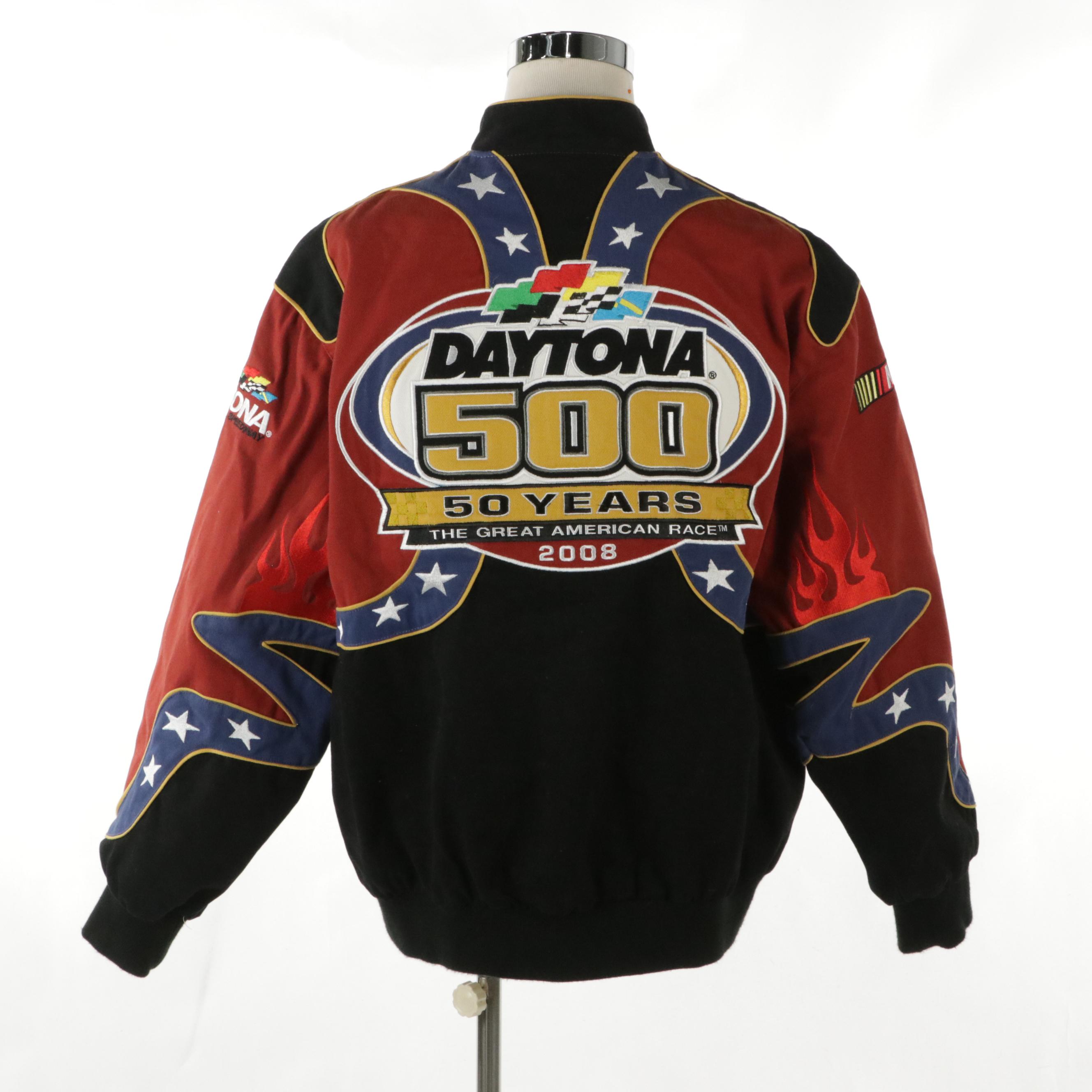 JH Design Daytona 500 "50 Years The Great American Race" Snap-Front Jacket, 2008
