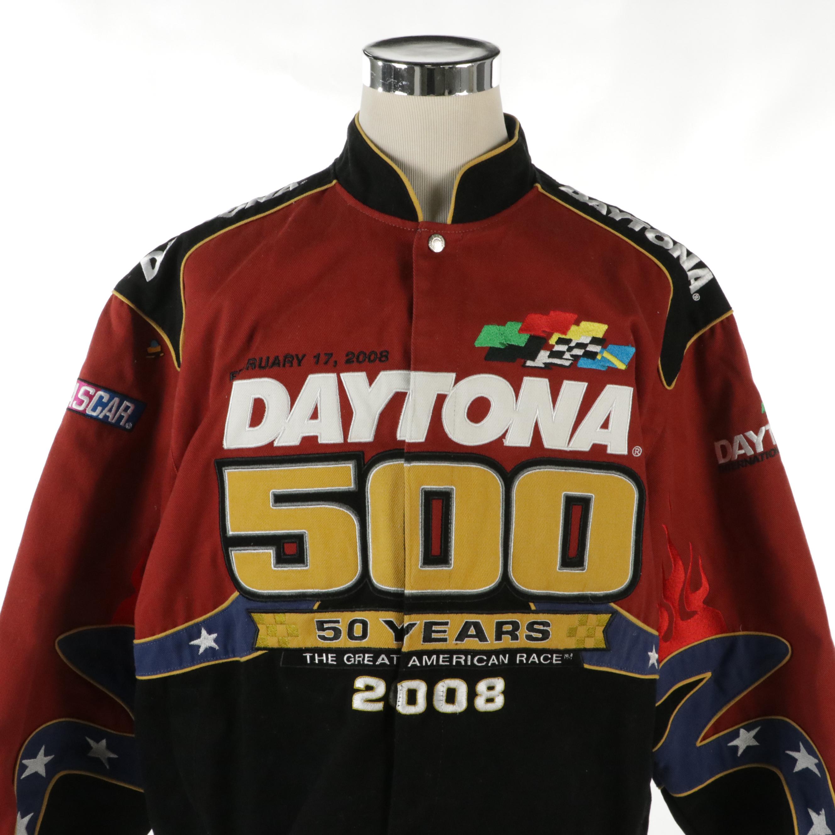 JH Design Daytona 500 "50 Years The Great American Race" Snap-Front Jacket, 2008