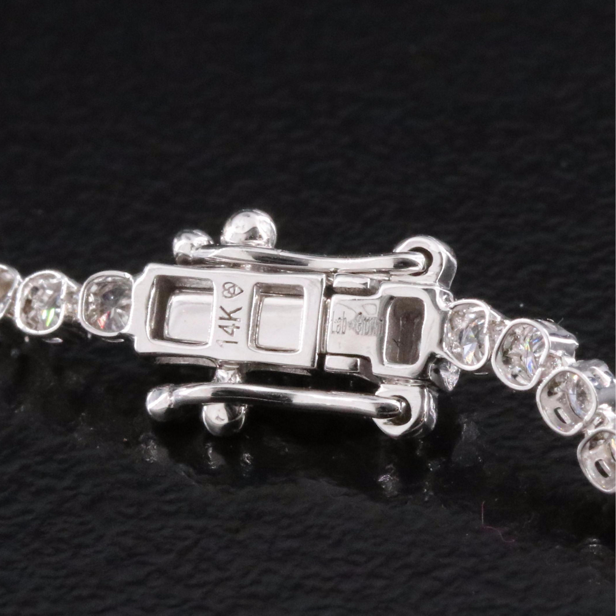 14K 2.00 CTW Lab Grown Diamond Line Bracelet