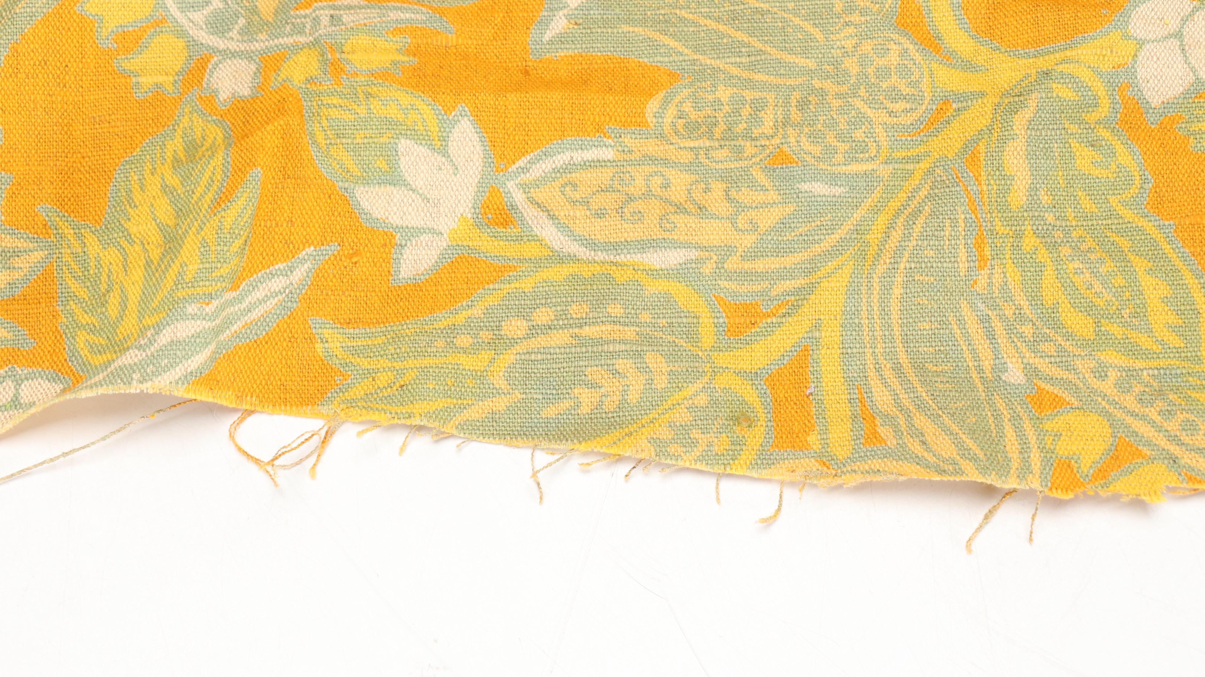 Indo-Persian Floral Pattern Fabric Roll