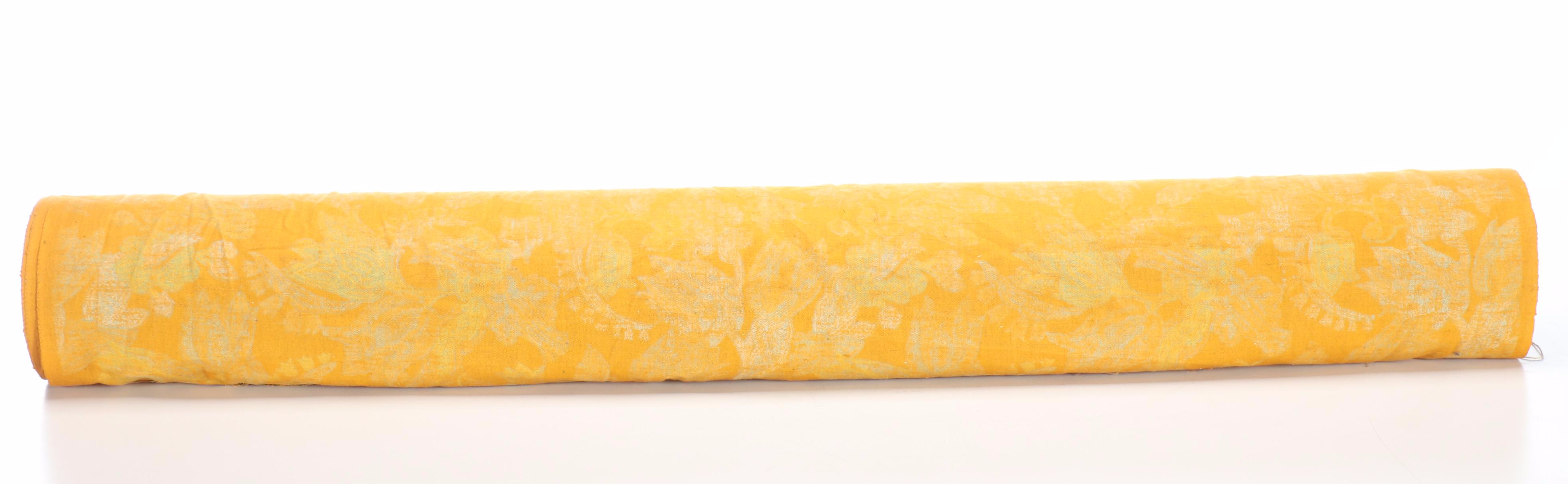 Indo-Persian Floral Pattern Fabric Roll