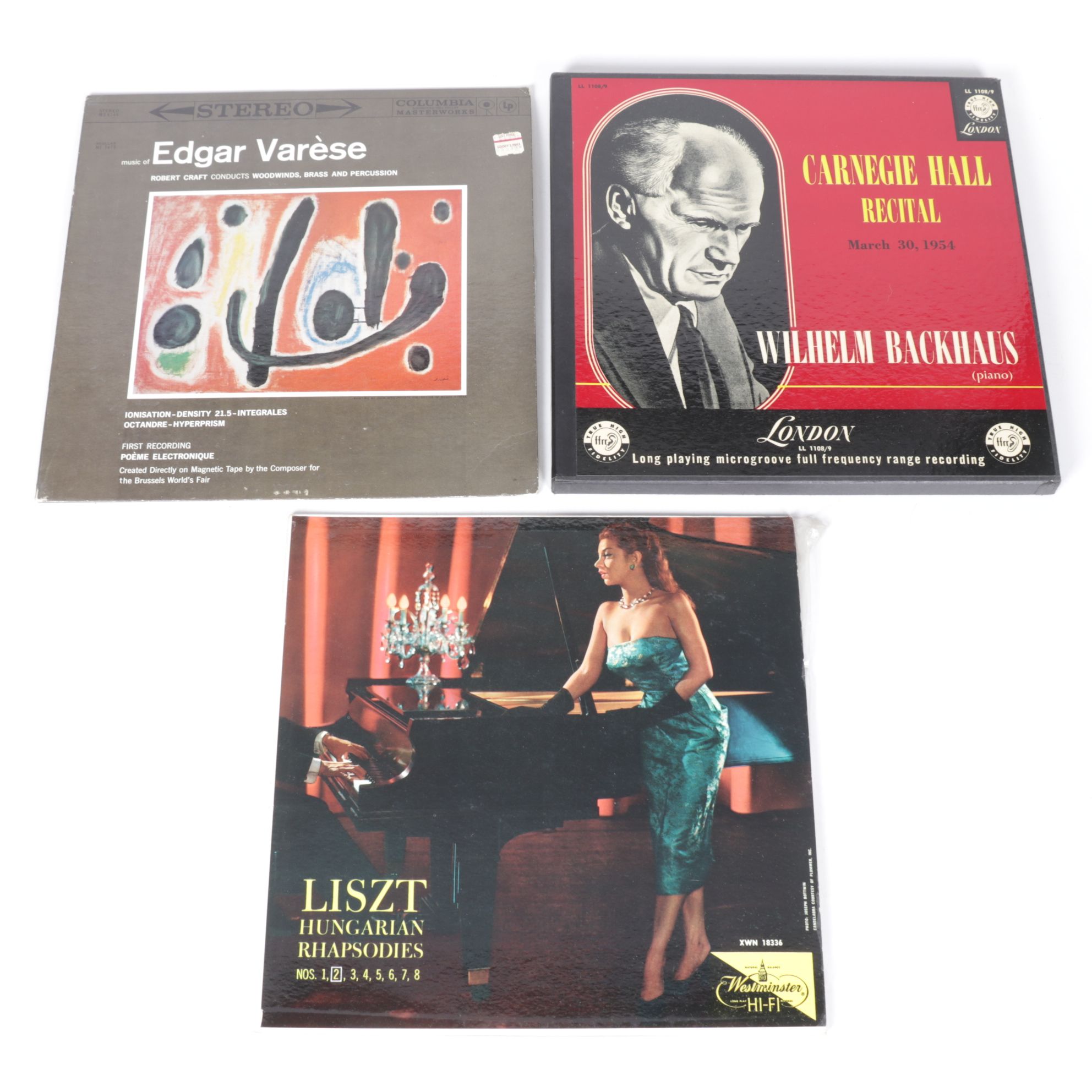 Edgard Varèse,  Wilhelm Backhaus & More Classical Vinyl Record Albums