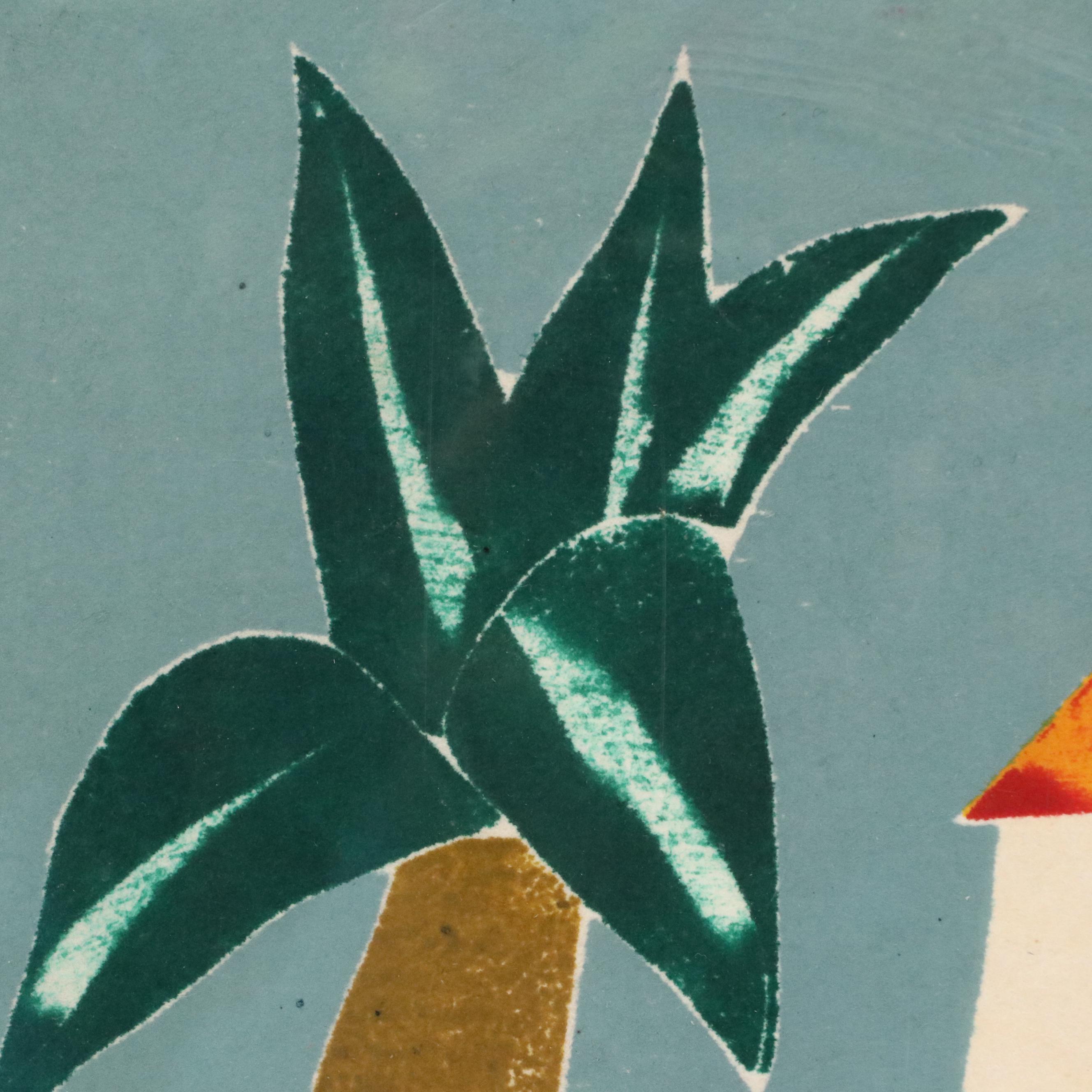 Carol Summer Woodcut "The Raja's Aviary"