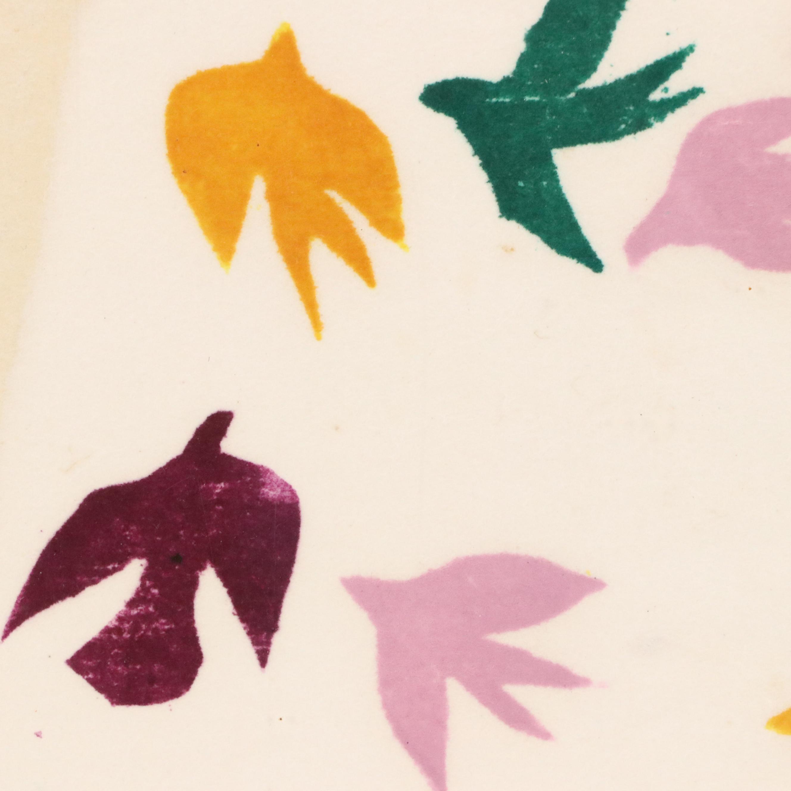 Carol Summer Woodcut "The Raja's Aviary"