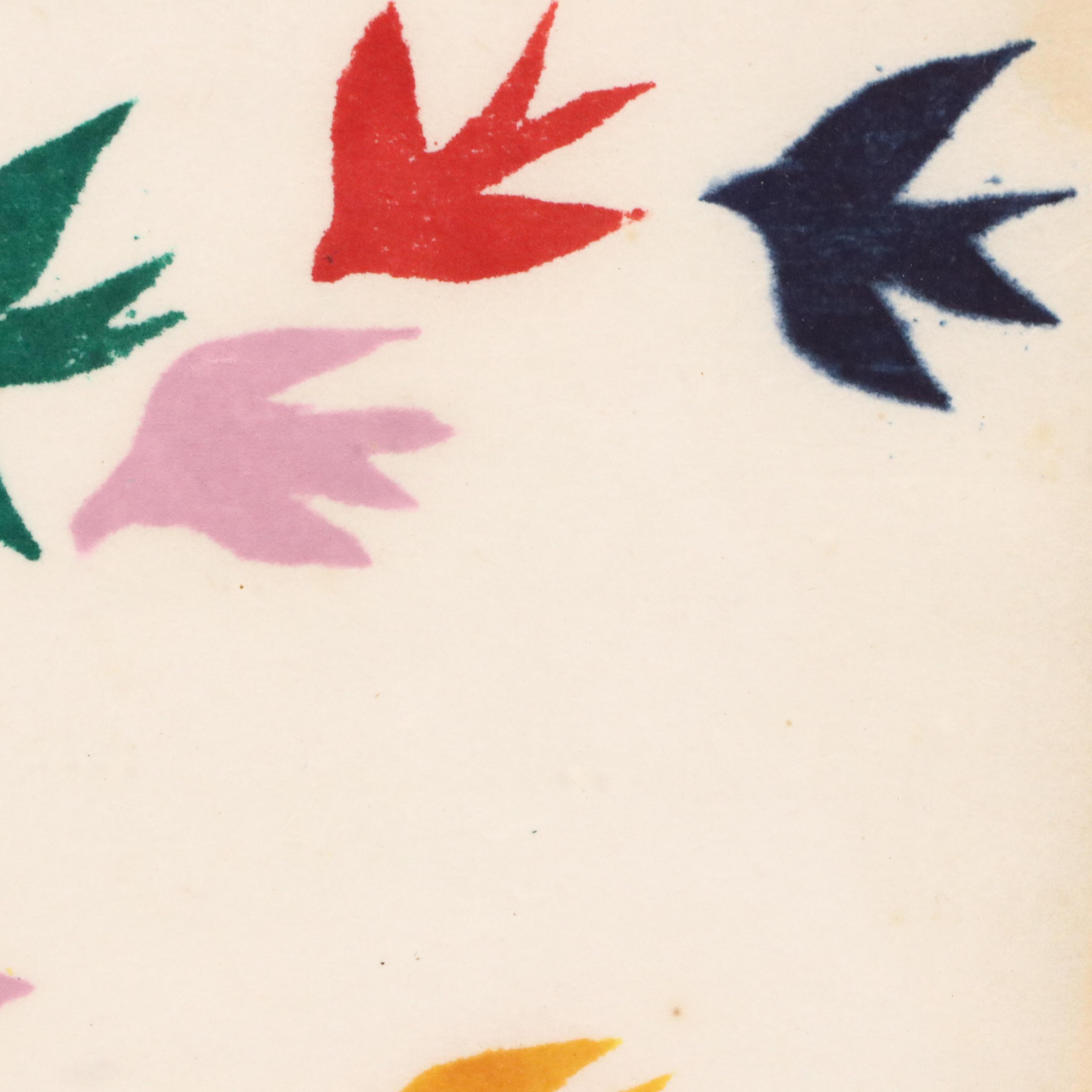 Carol Summer Woodcut "The Raja's Aviary"