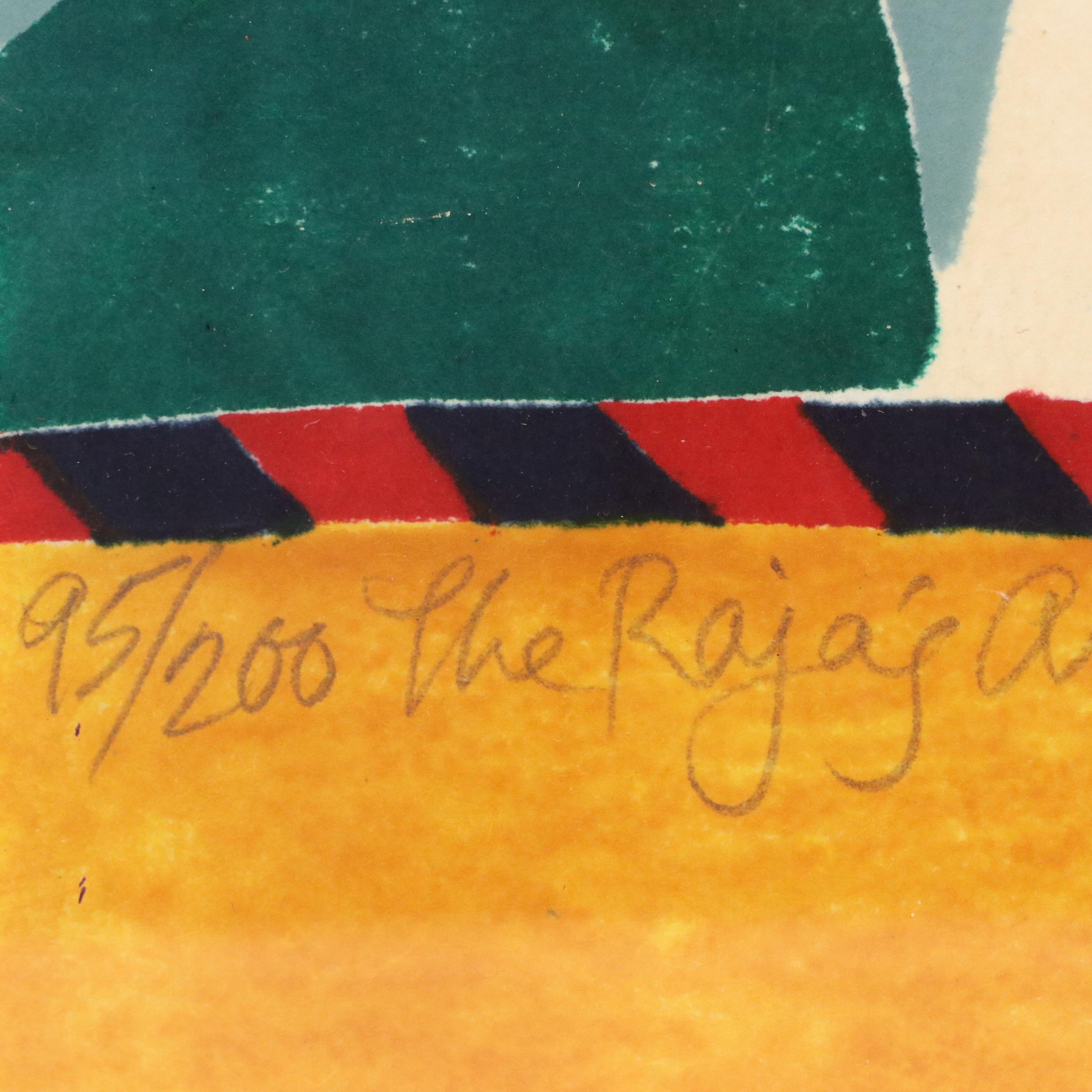 Carol Summer Woodcut "The Raja's Aviary"