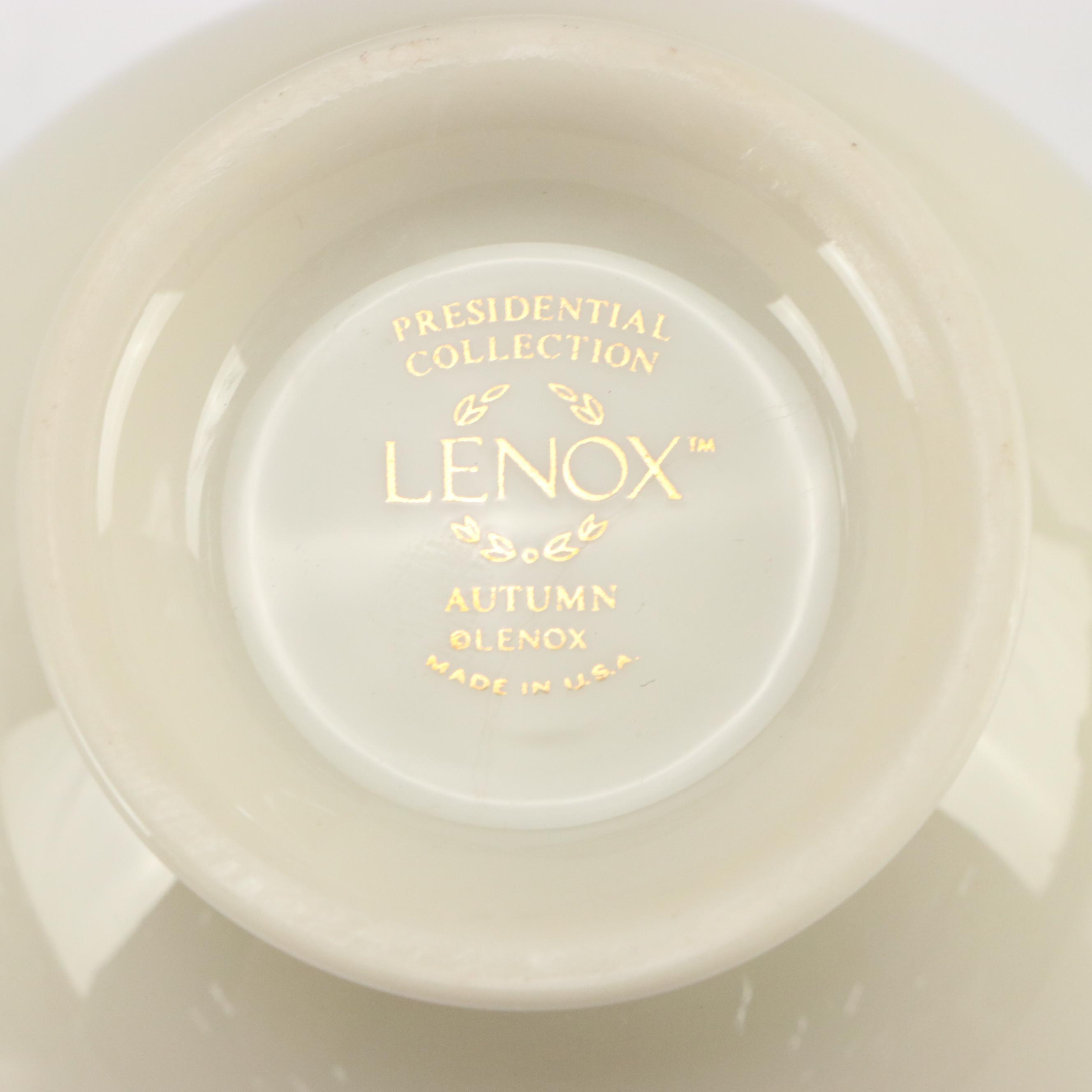 Lenox "Autumn" Porcelain Dinnerware