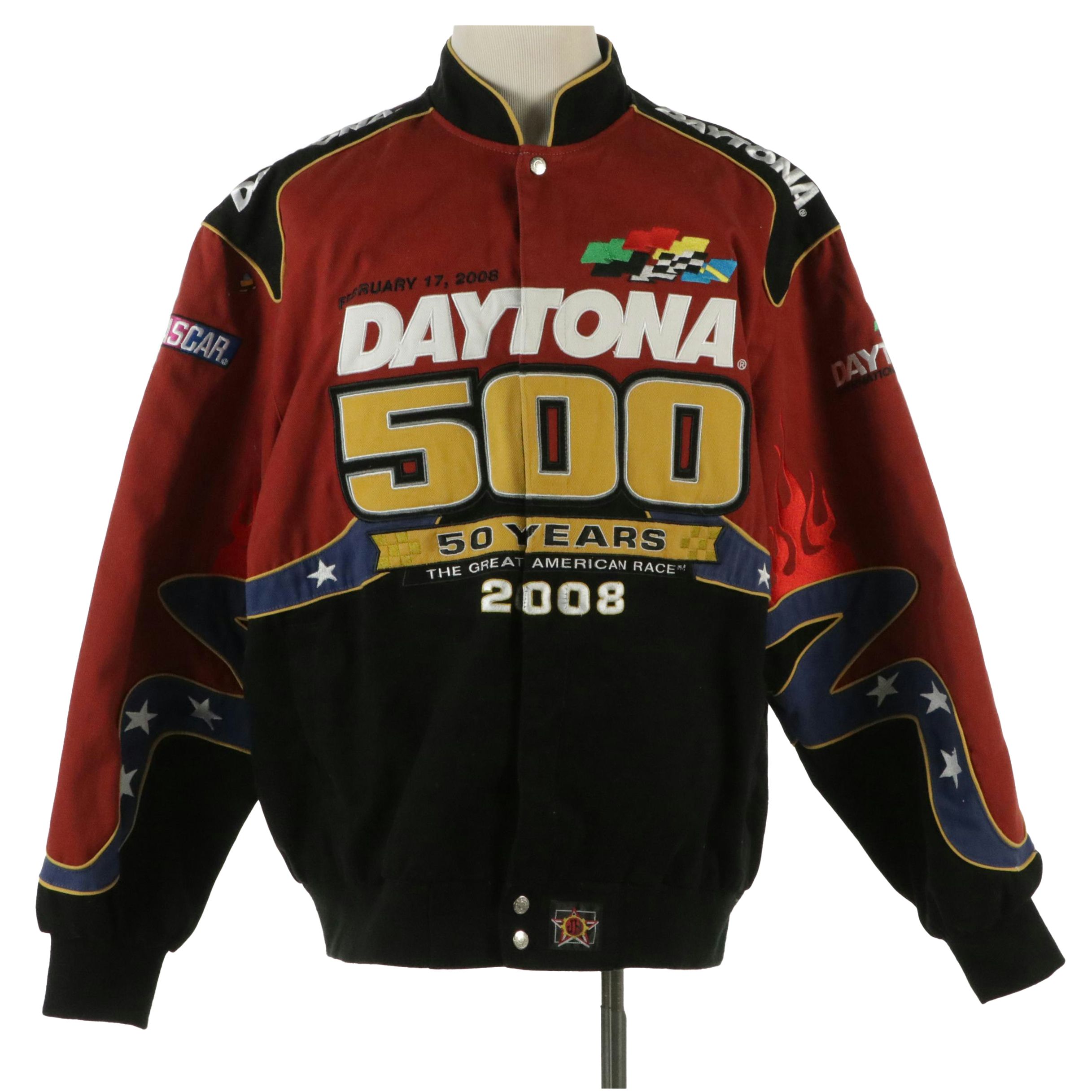 JH Design Daytona 500 "50 Years The Great American Race" Snap-Front Jacket, 2008