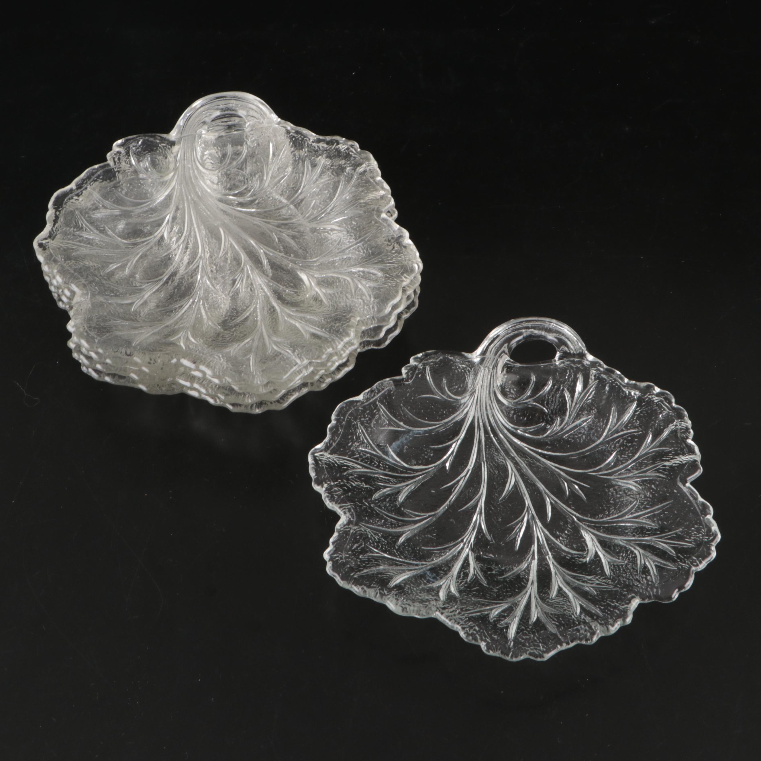 Indiana Glass "Pebble Leaf" Glass Dinnerware