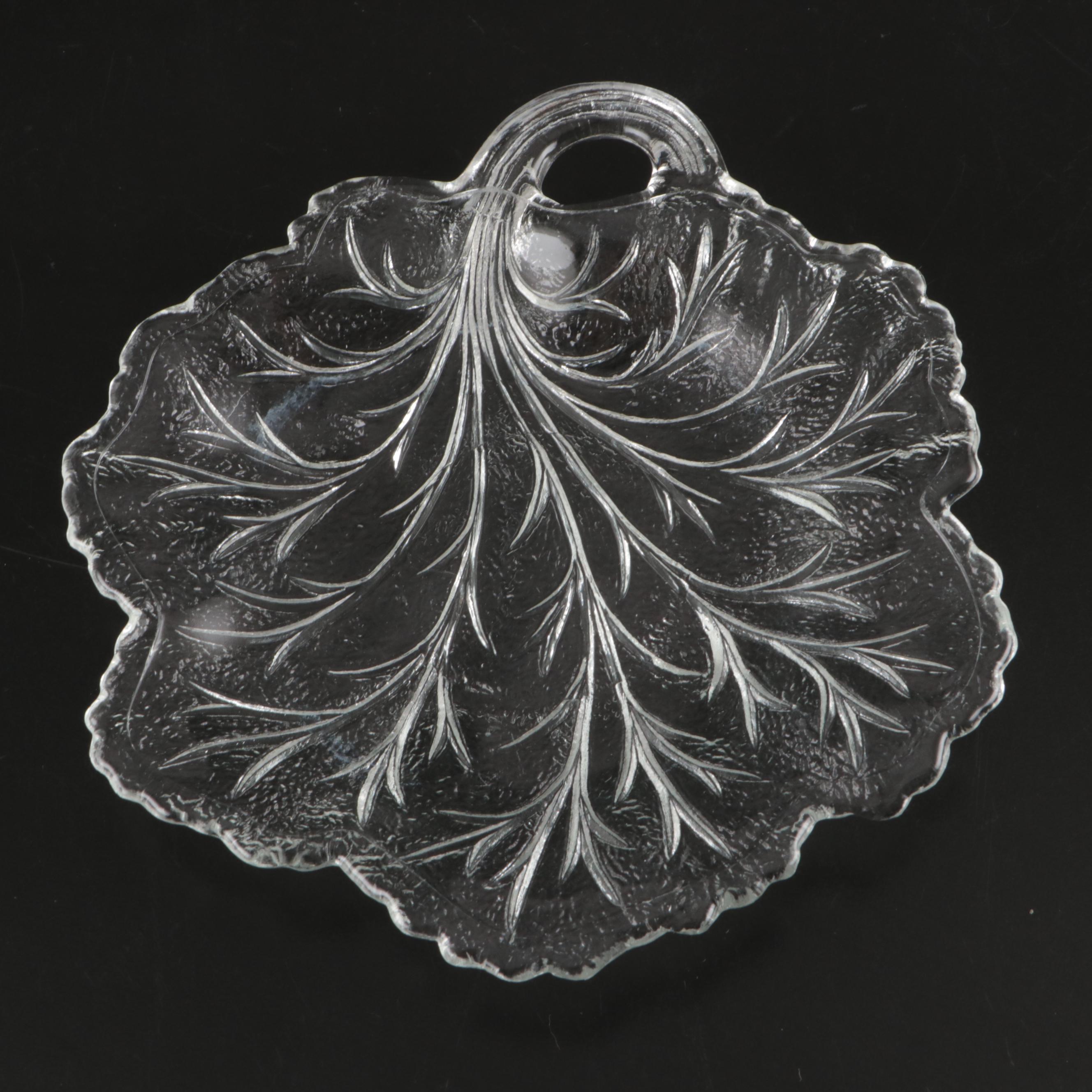 Indiana Glass "Pebble Leaf" Glass Dinnerware