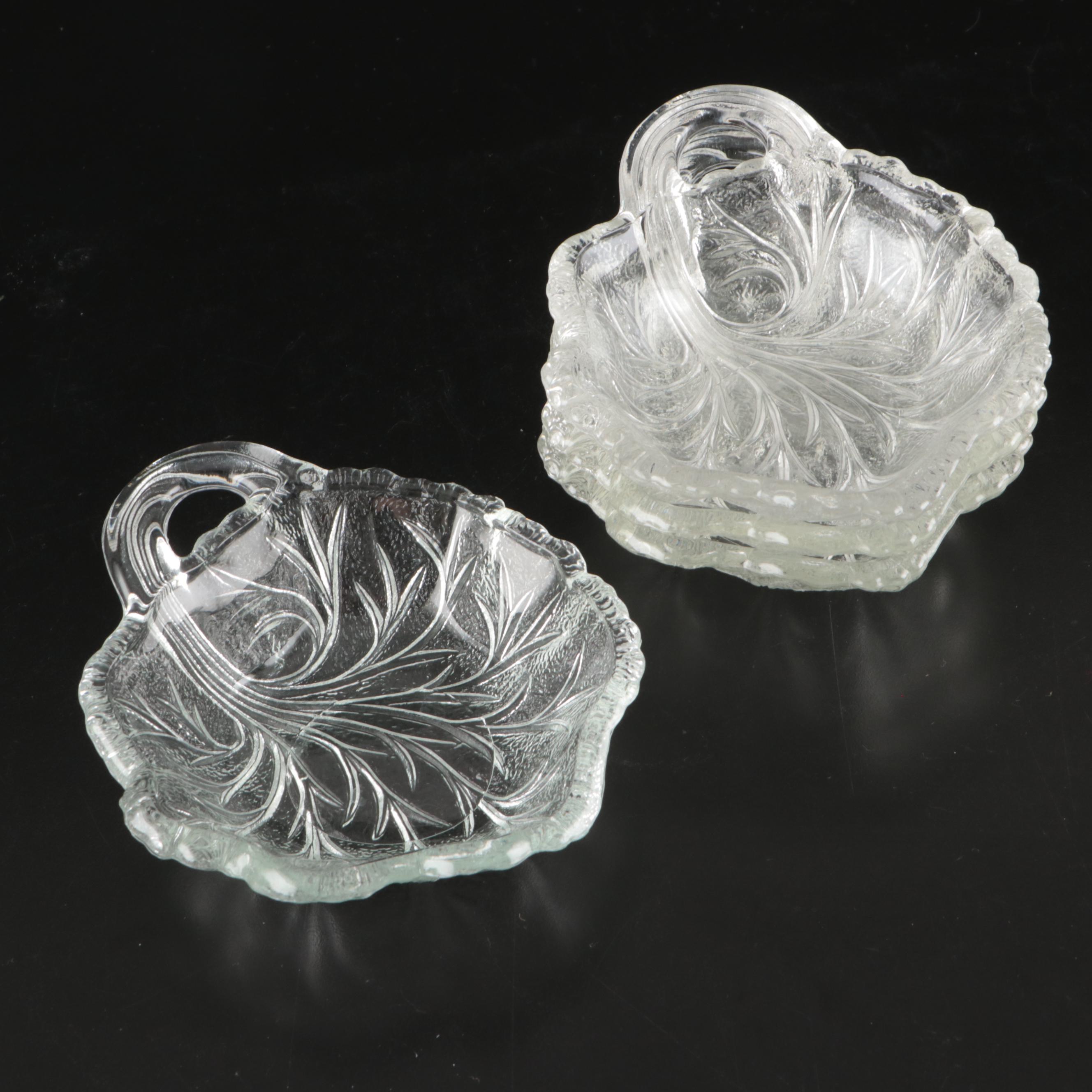 Indiana Glass "Pebble Leaf" Glass Dinnerware