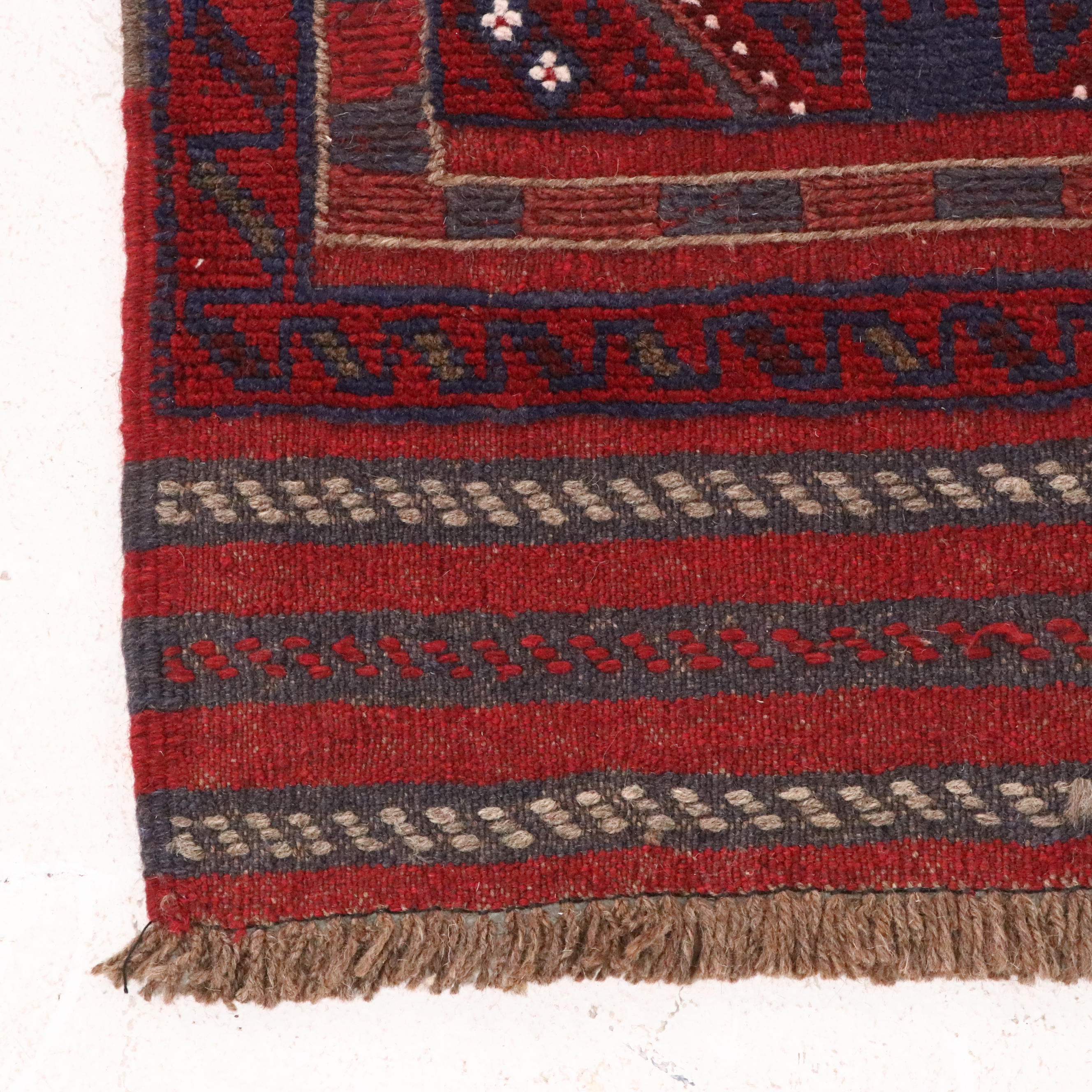 2'1 x 7'7 Handwoven Afghan Mashwani Carpet Runner