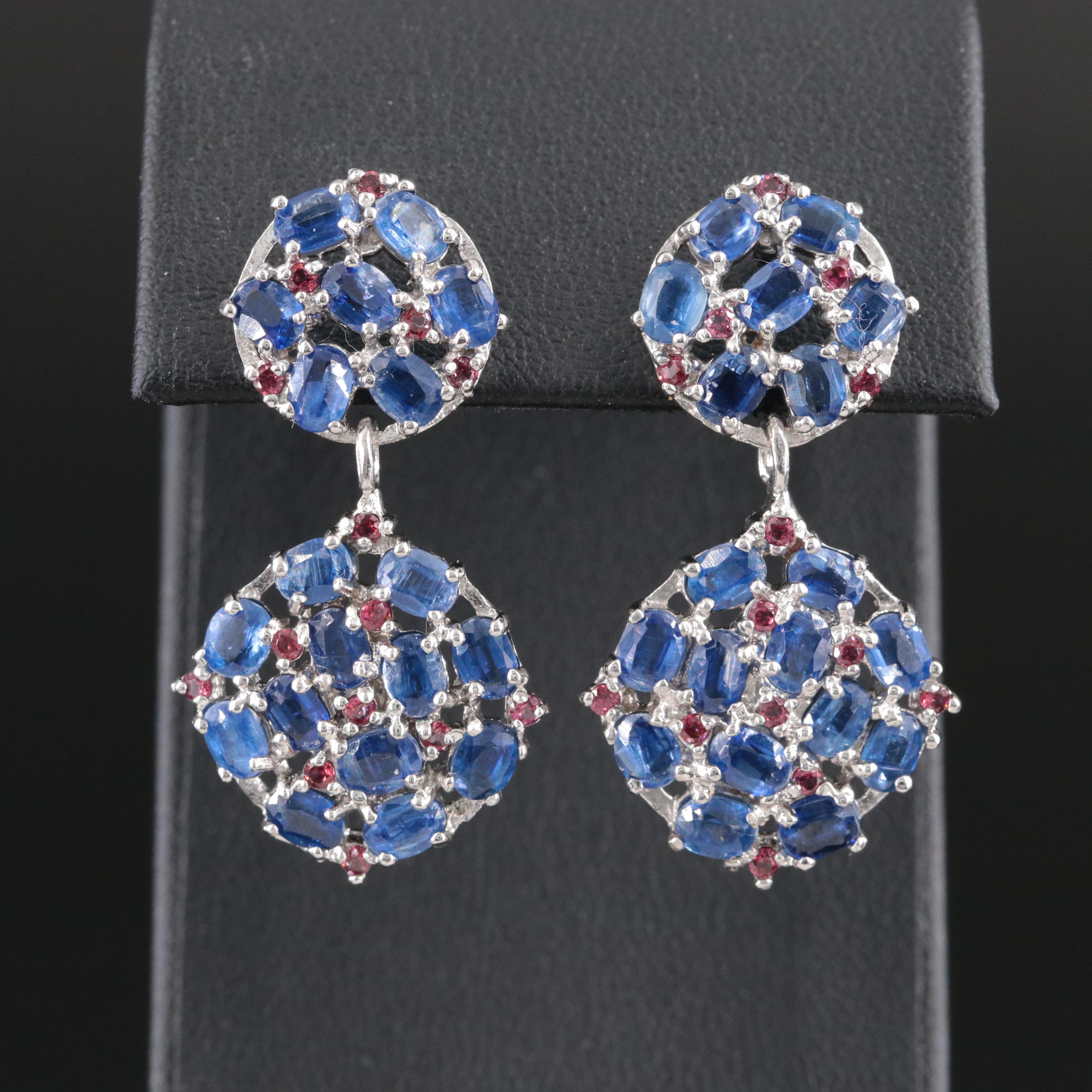 Sterling Kyanite Earrings