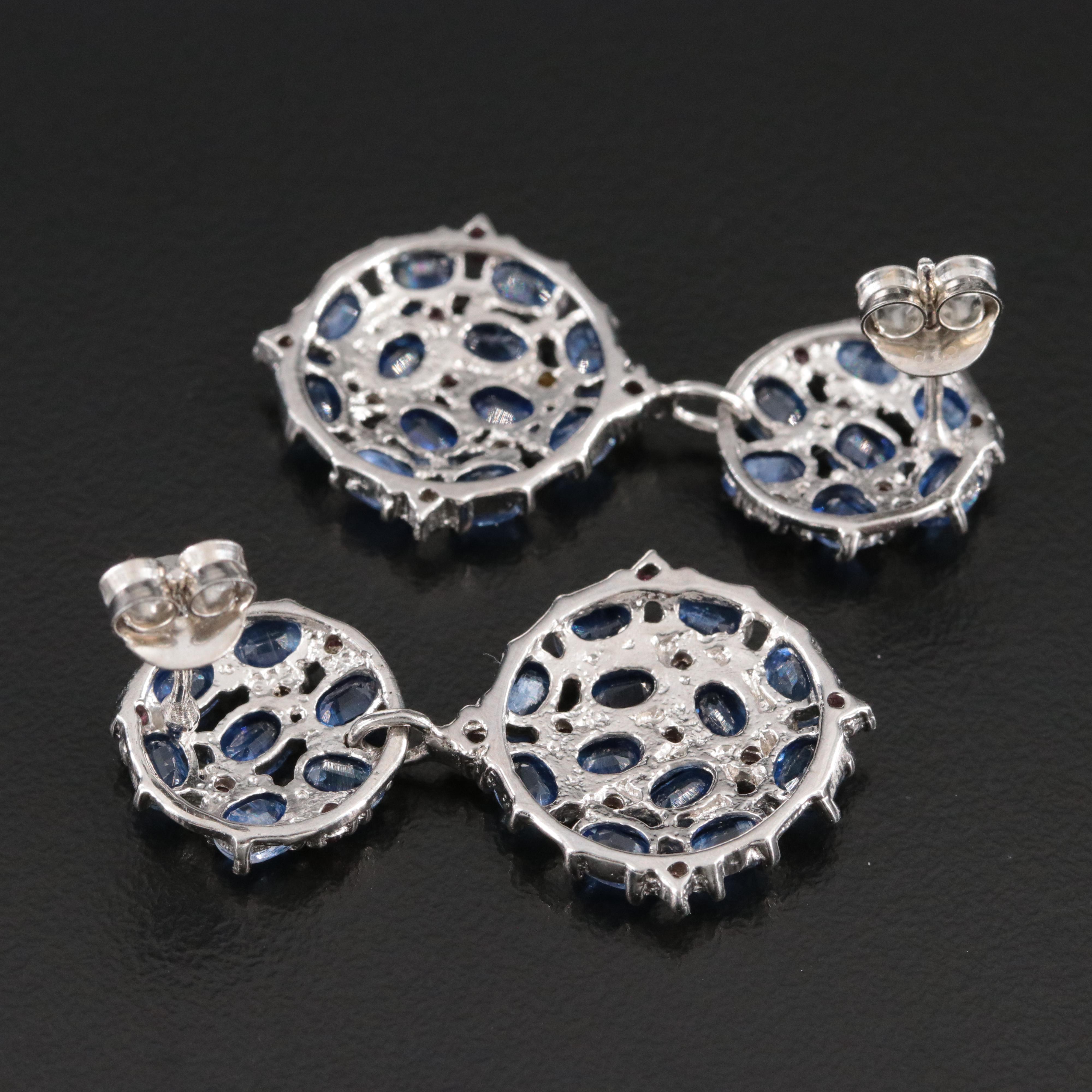 Sterling Kyanite Earrings