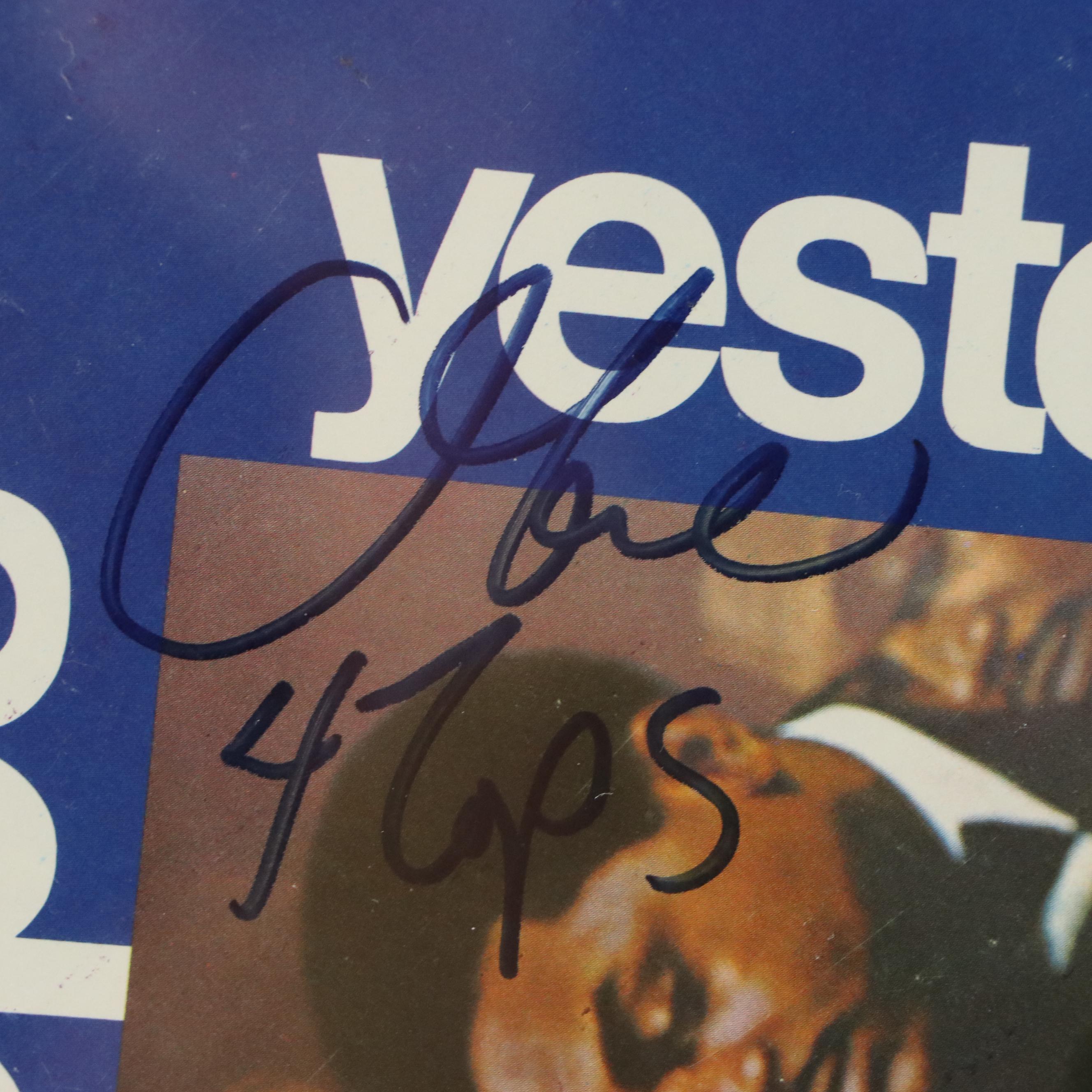 Four Tops Signed "Yesterday's Dreams" Record Sleeve
