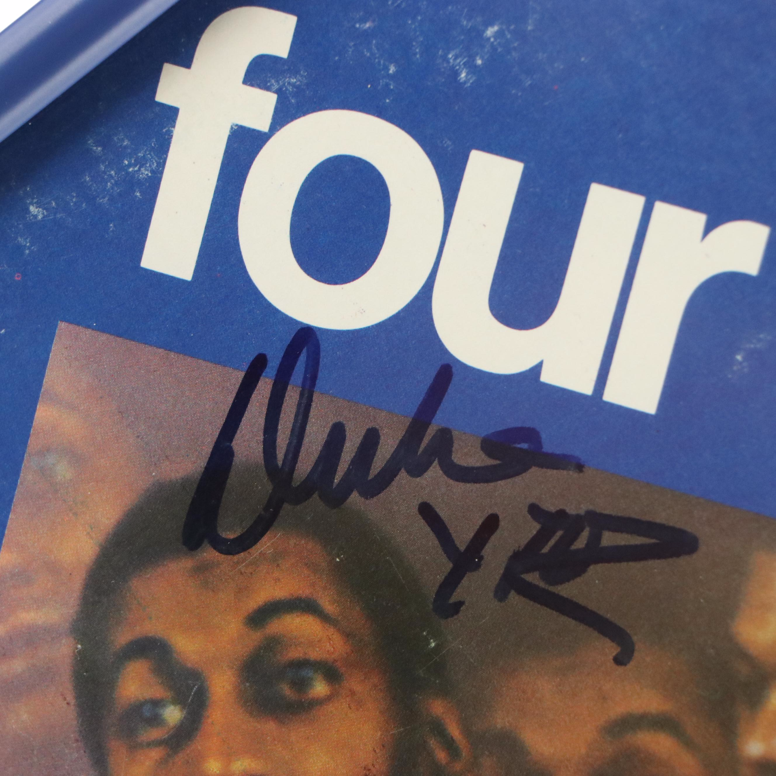 Four Tops Signed "Yesterday's Dreams" Record Sleeve