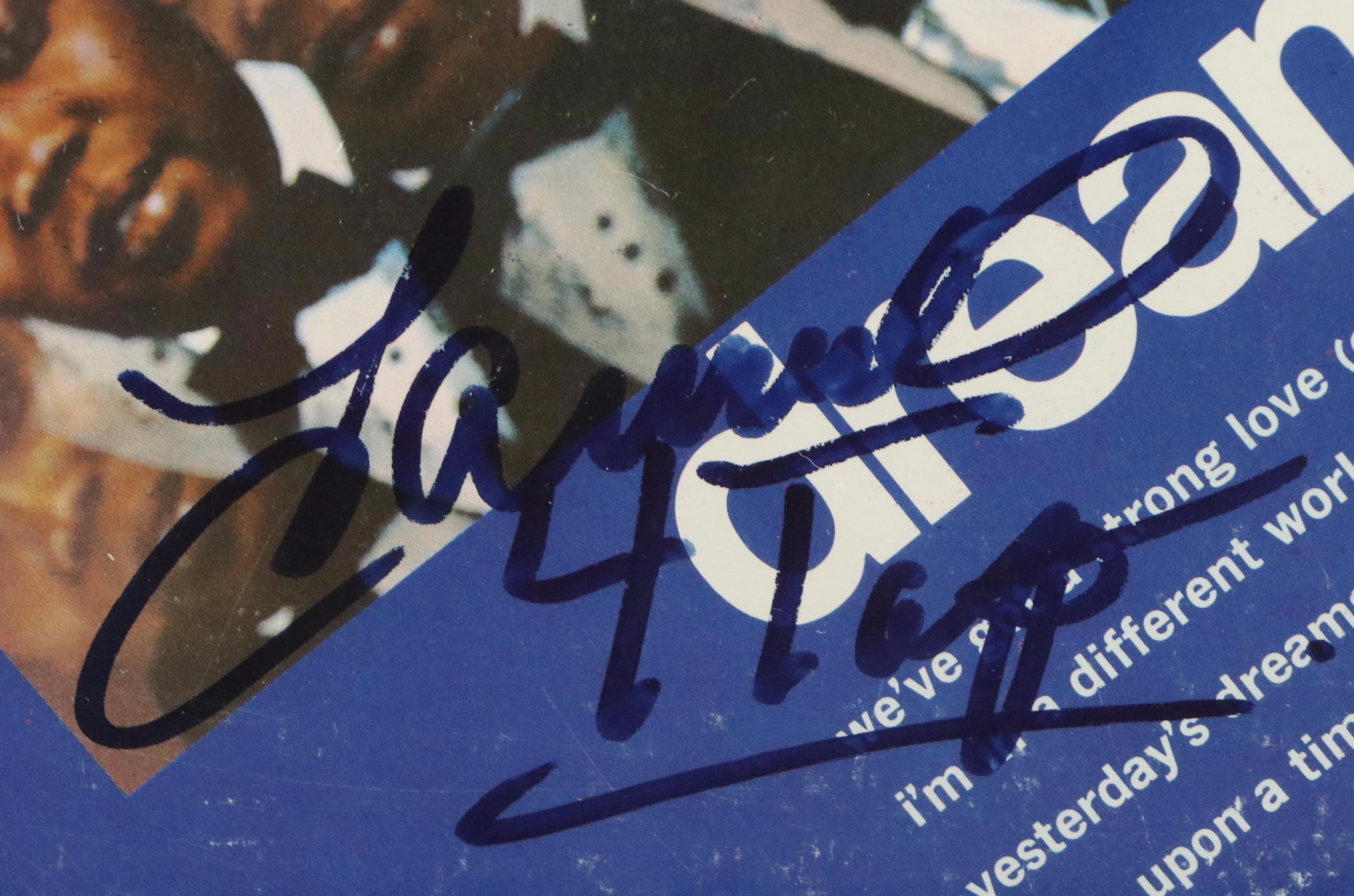 Four Tops Signed "Yesterday's Dreams" Record Sleeve