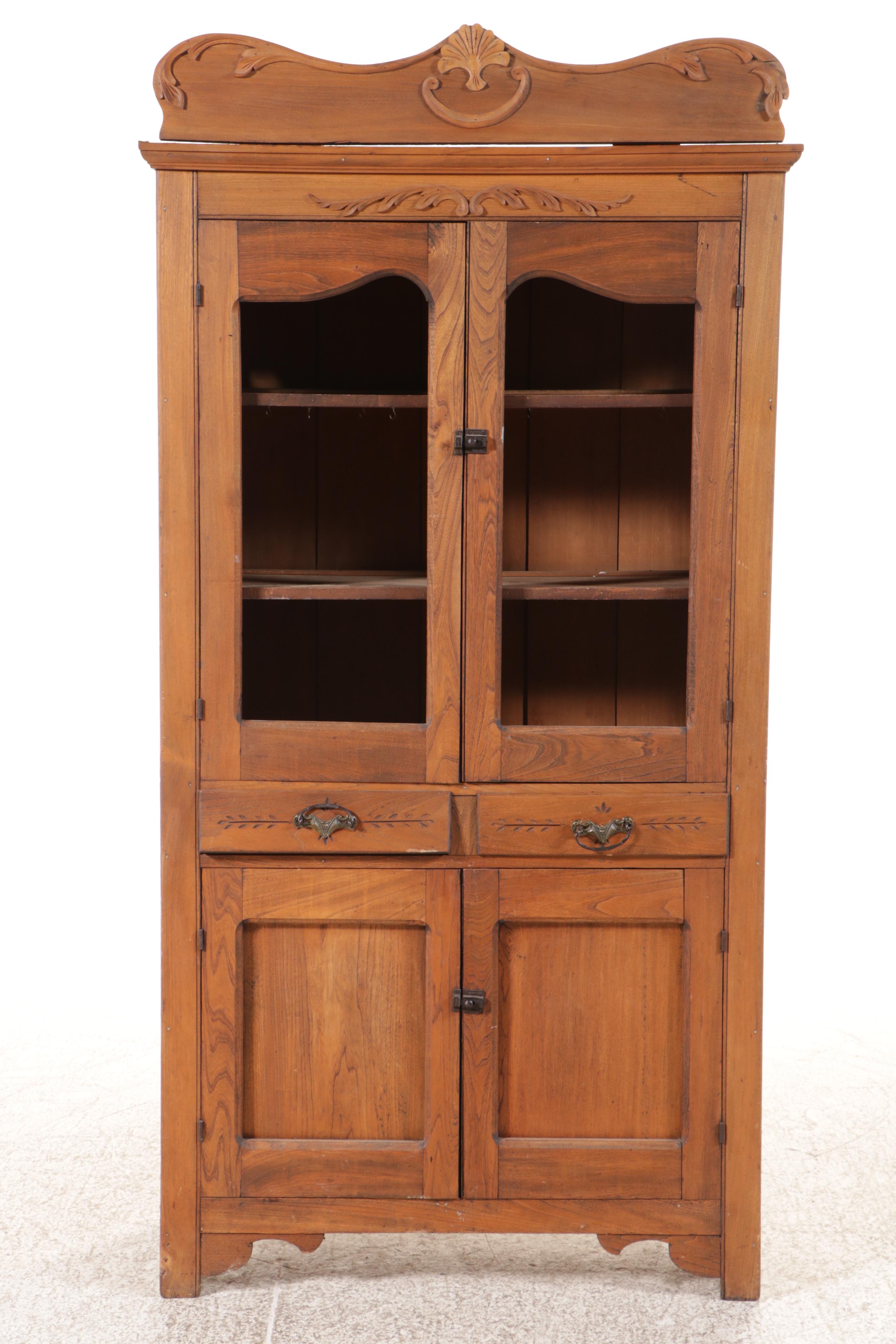 Victorian Oak Pie Safe, 19th Century