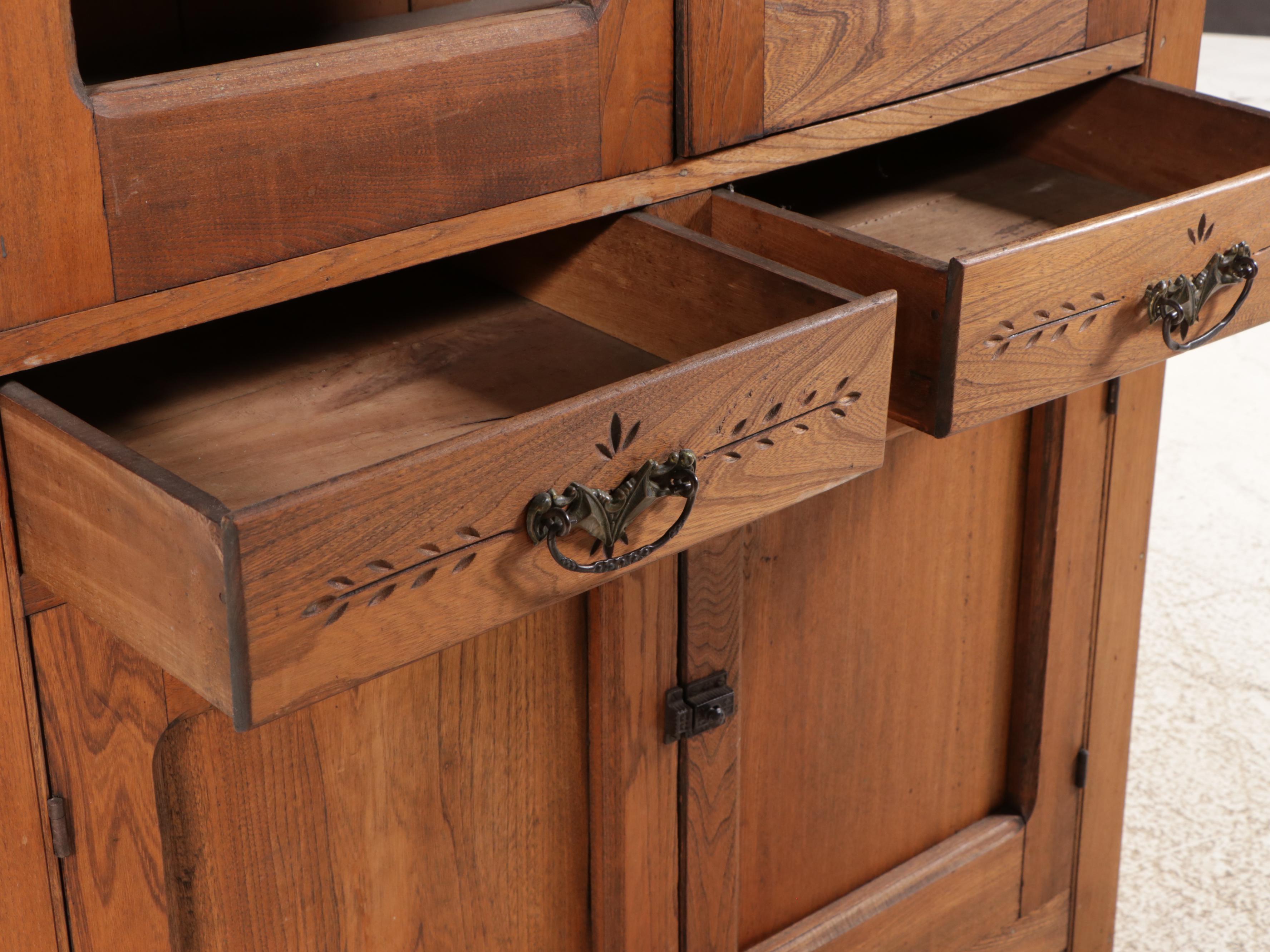 Victorian Oak Pie Safe, 19th Century