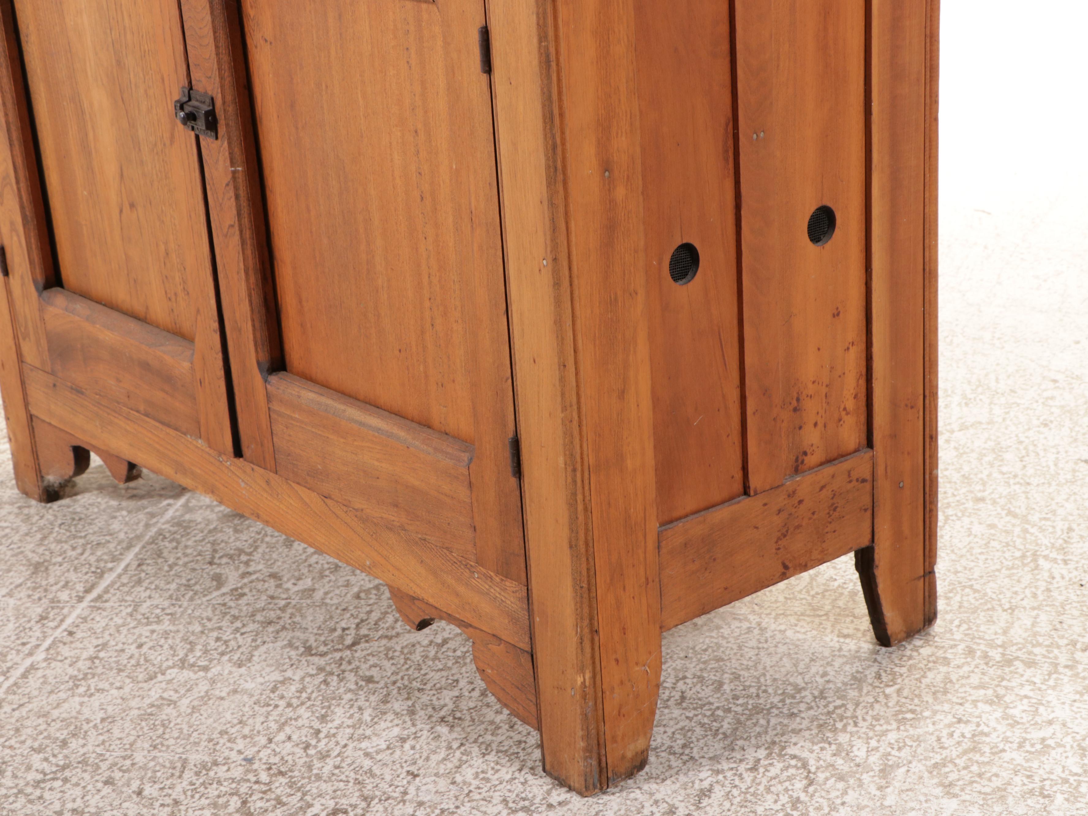 Victorian Oak Pie Safe, 19th Century