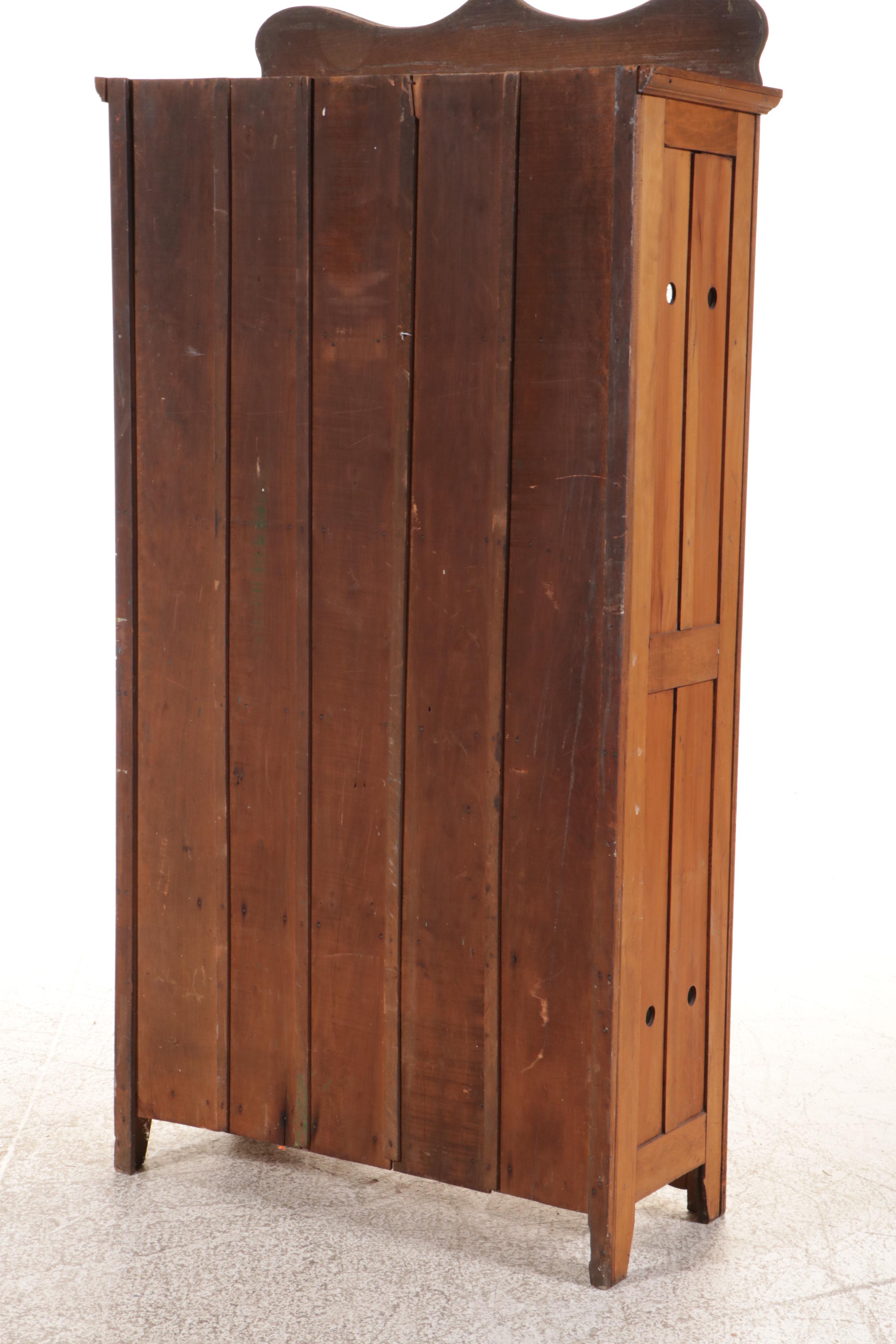 Victorian Oak Pie Safe, 19th Century