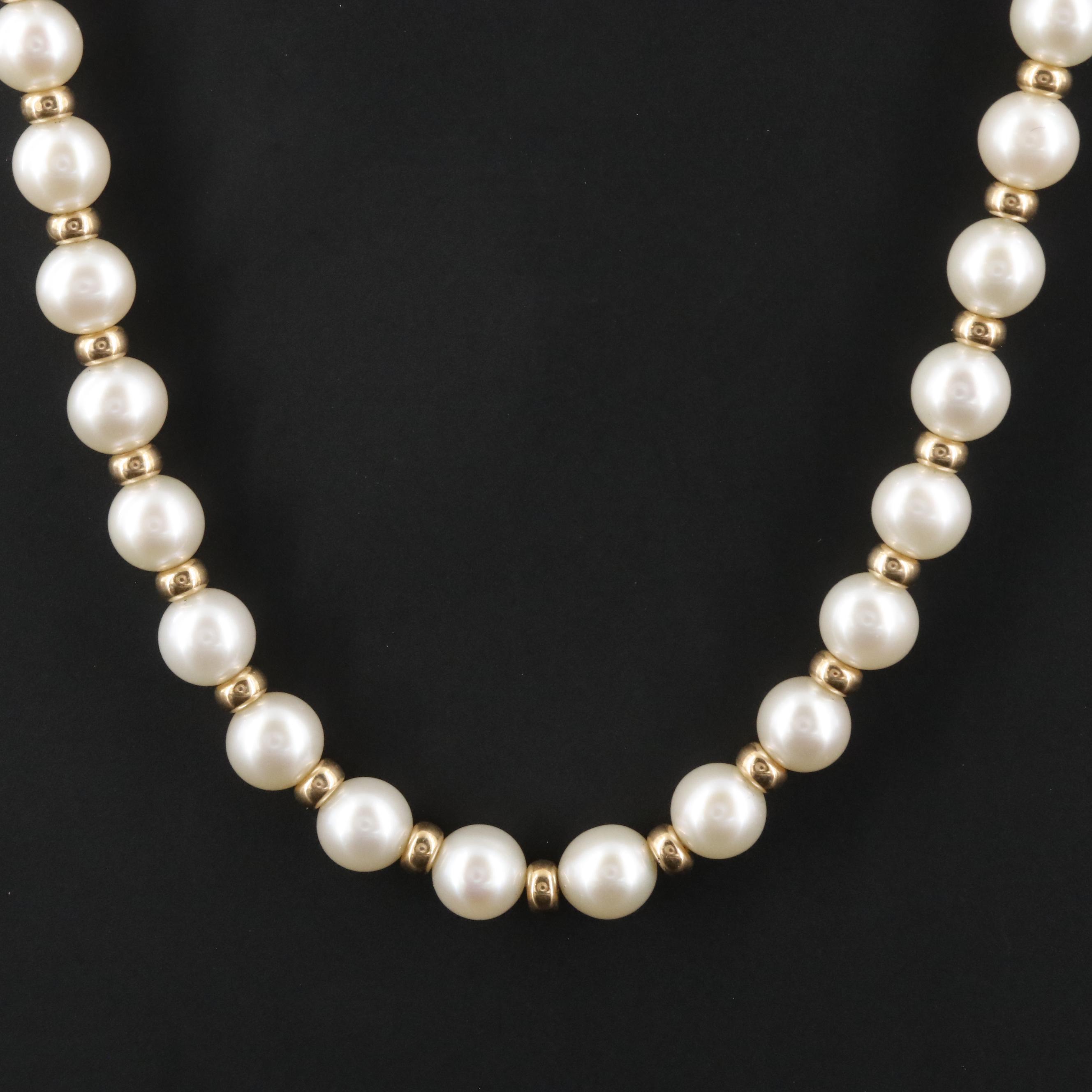 14K Pearl Necklace