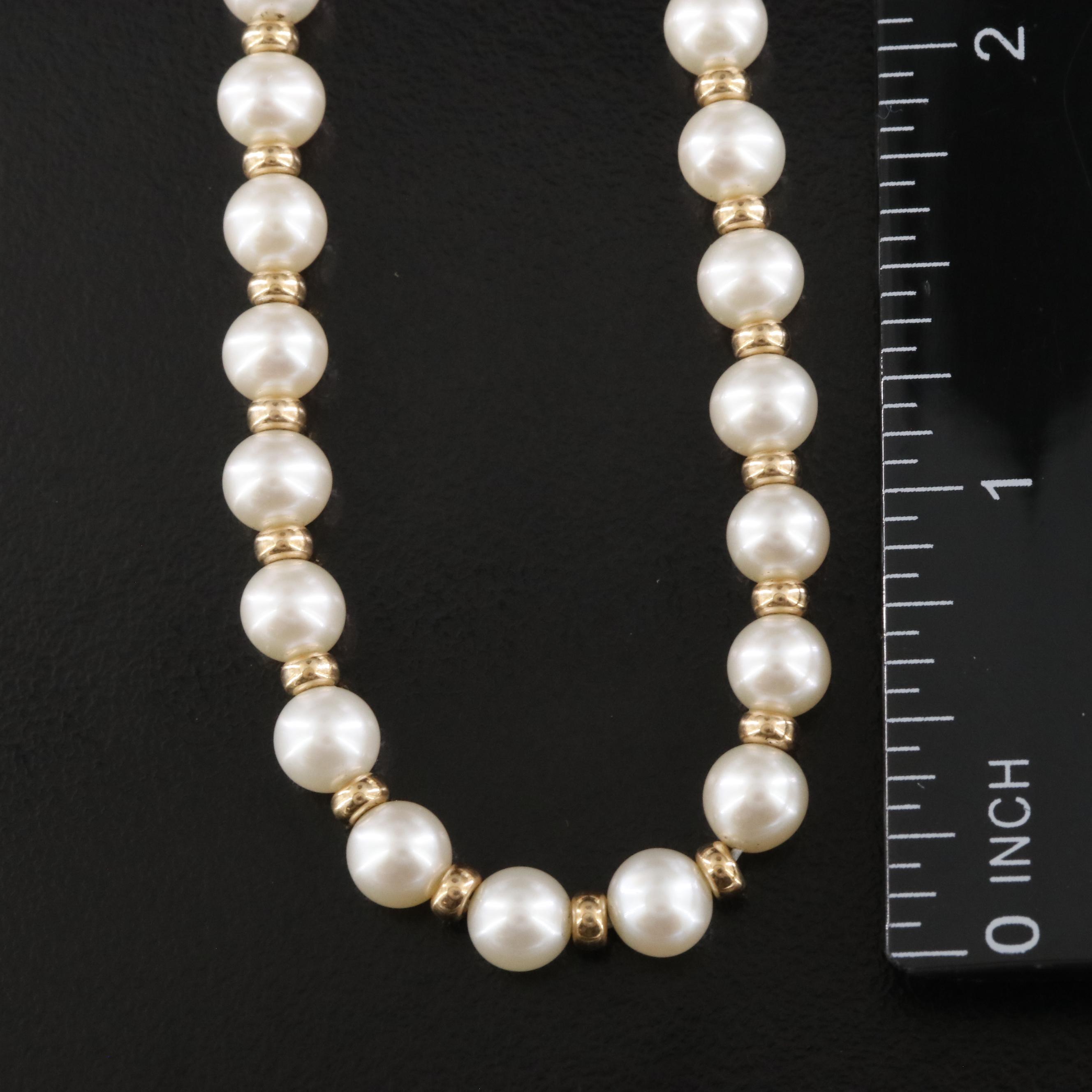 14K Pearl Necklace