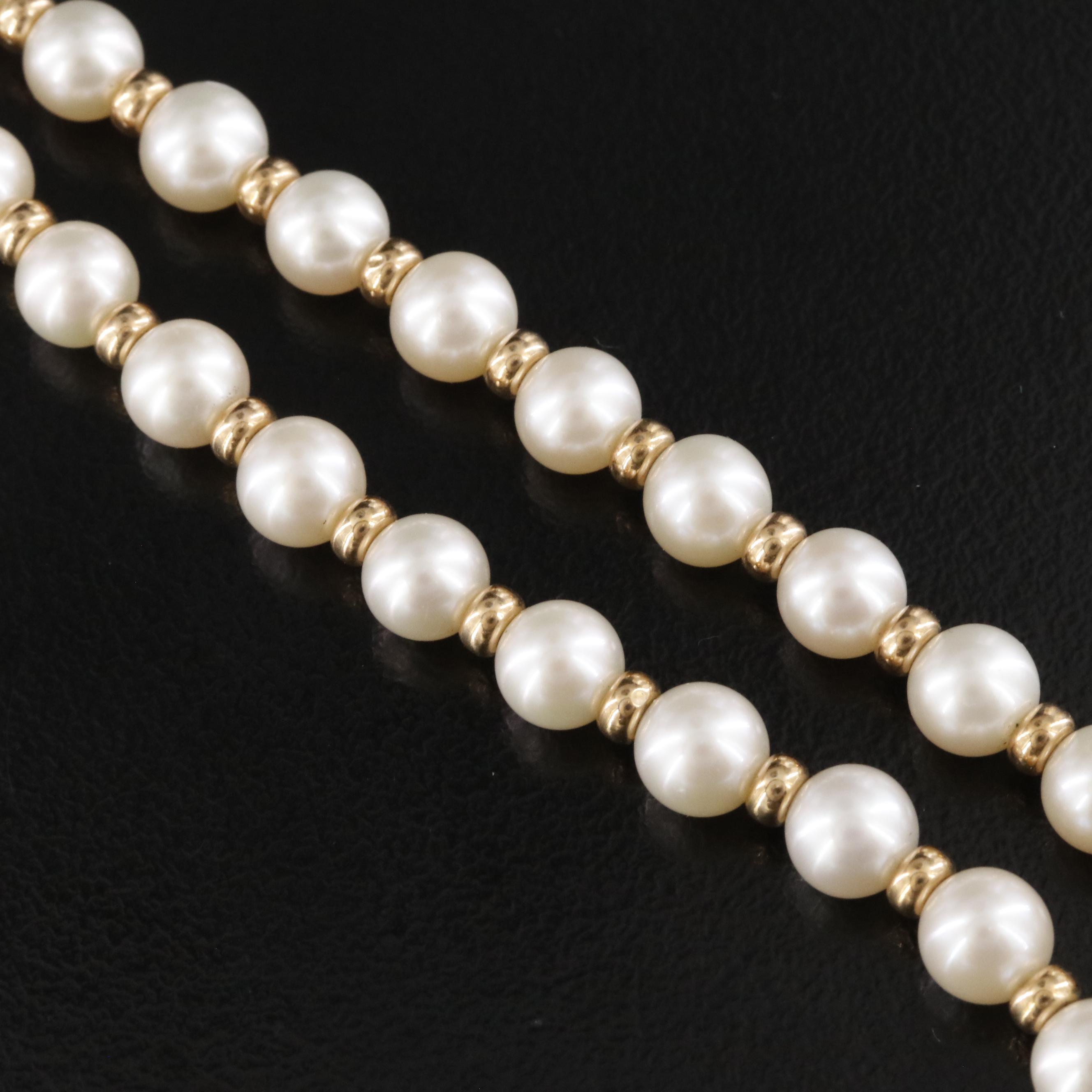 14K Pearl Necklace