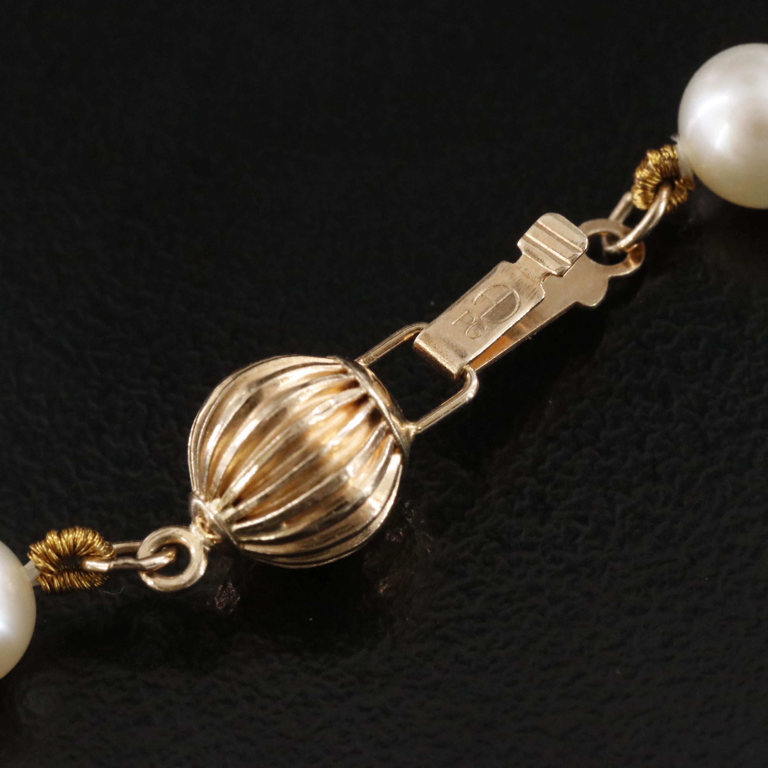 14K Pearl Necklace