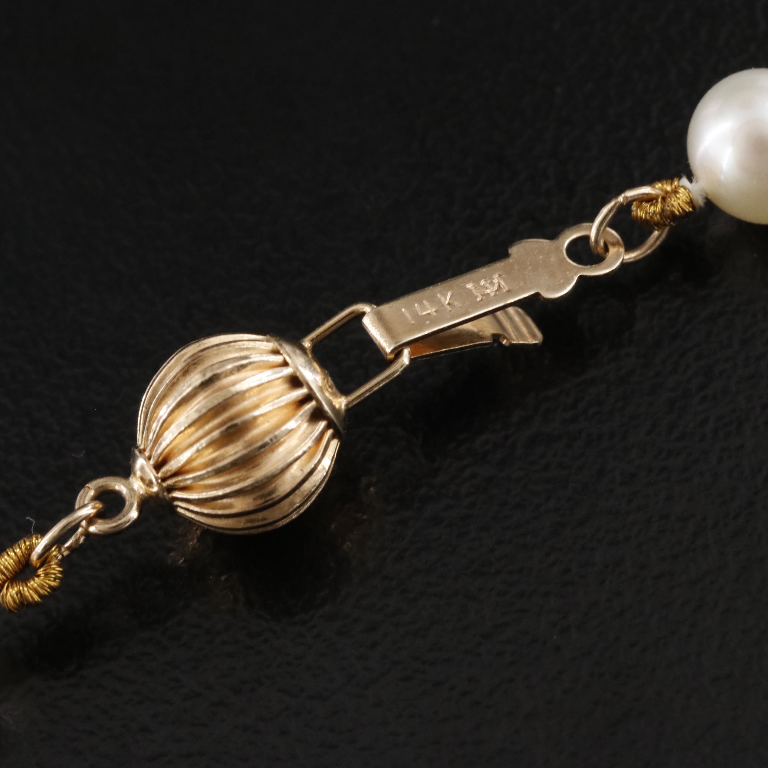 14K Pearl Necklace