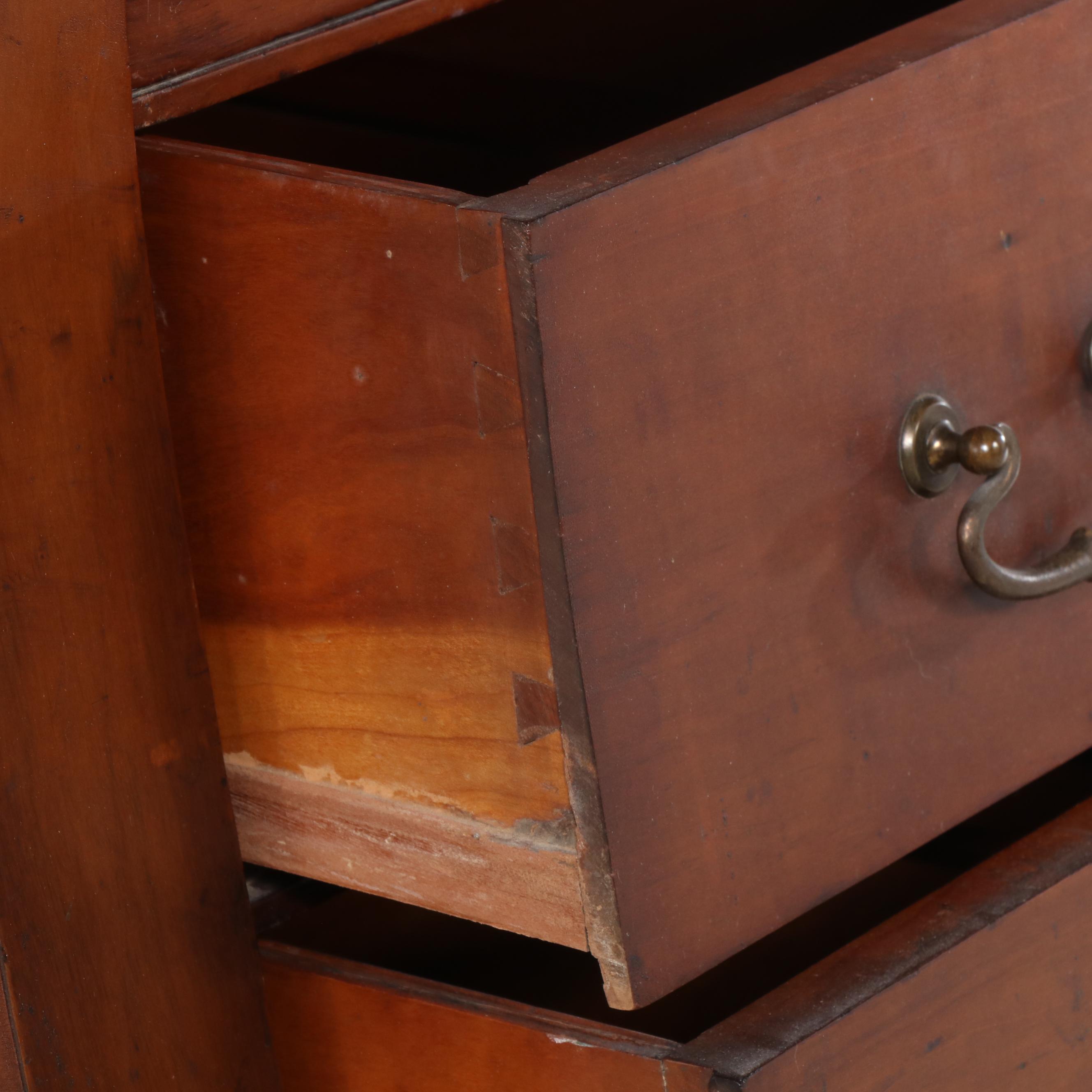American Empire Style Mahogany Dresser, 19th Century