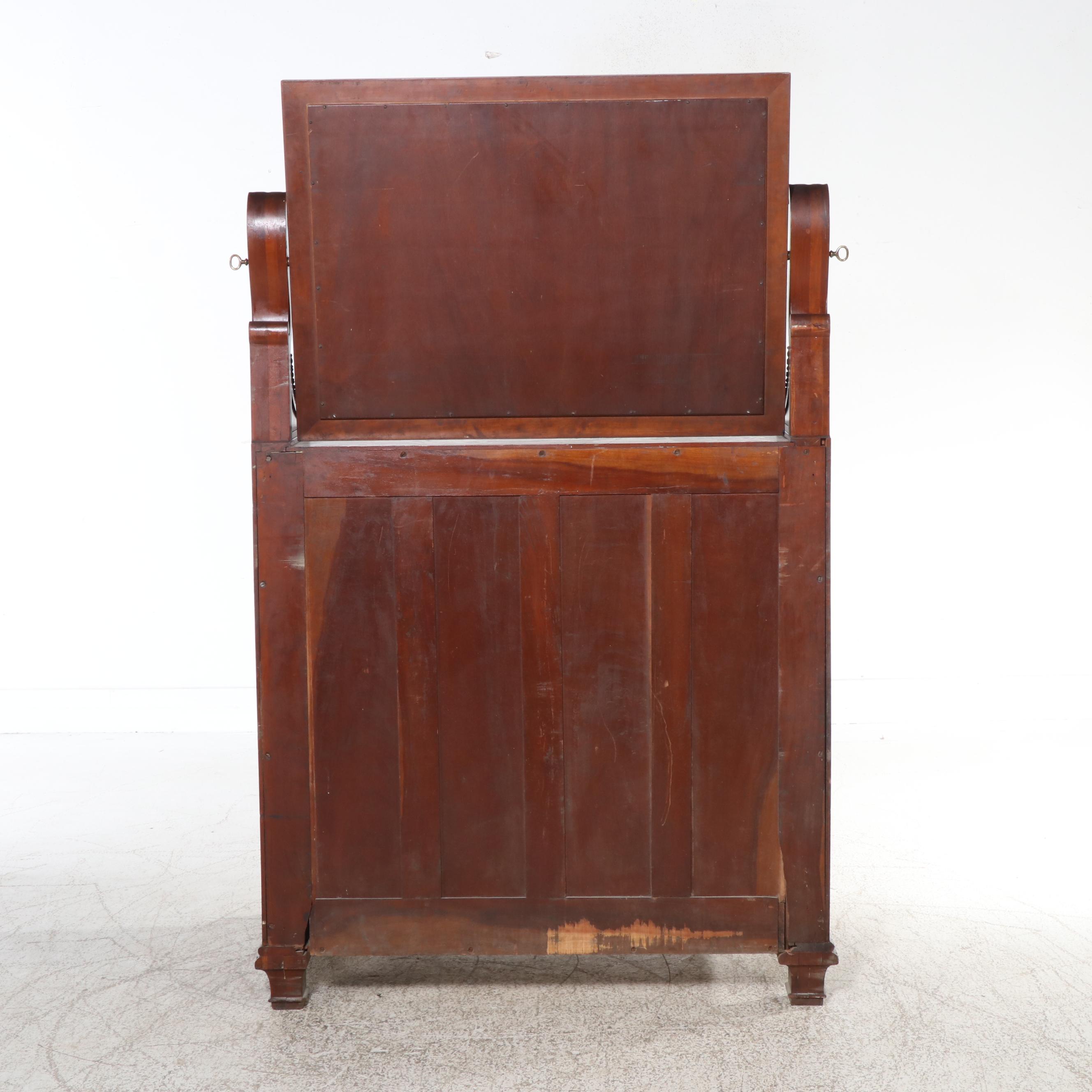 American Empire Style Mahogany Dresser, 19th Century